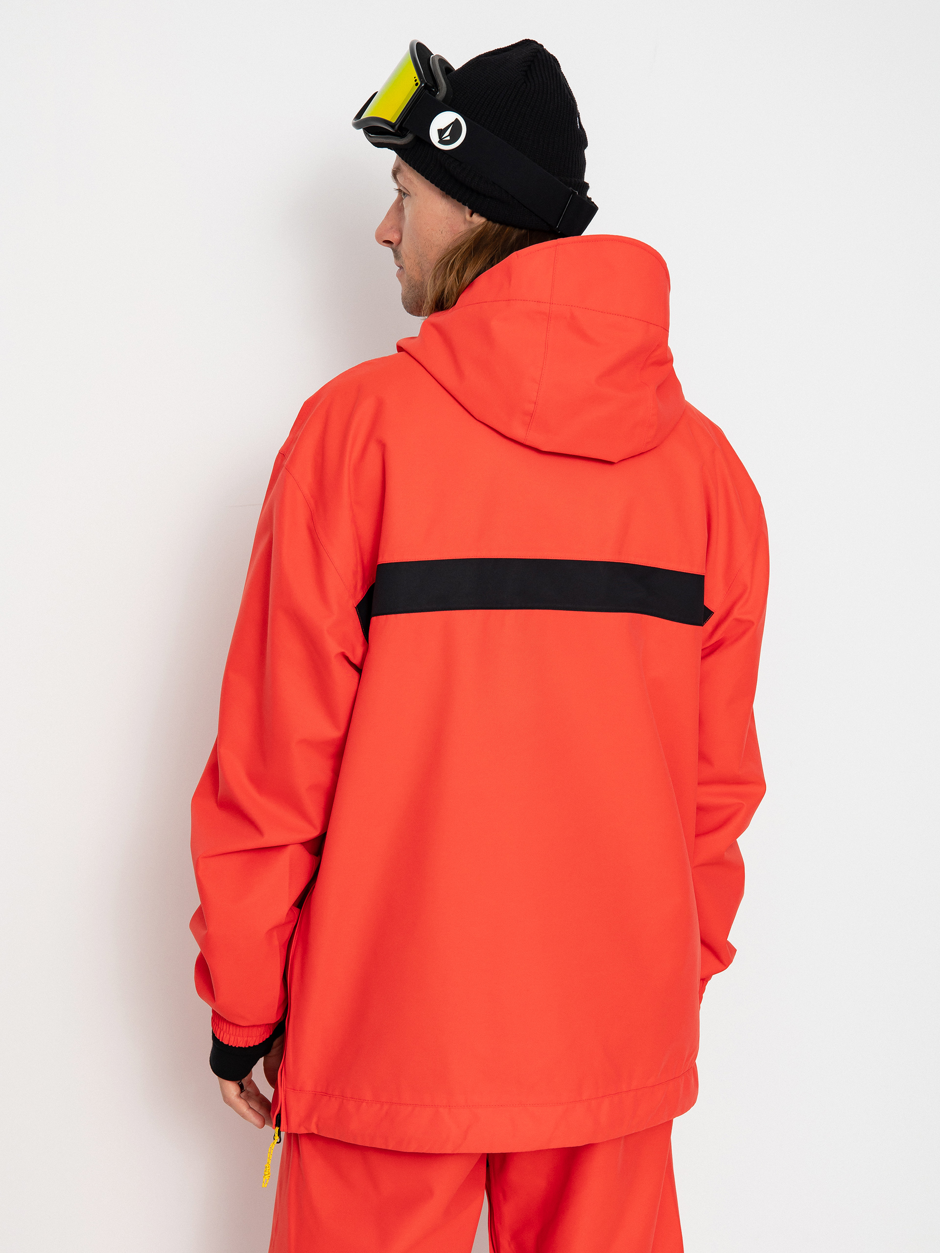 Mens Volcom Longo Pullover Snowboard jacket (orange)