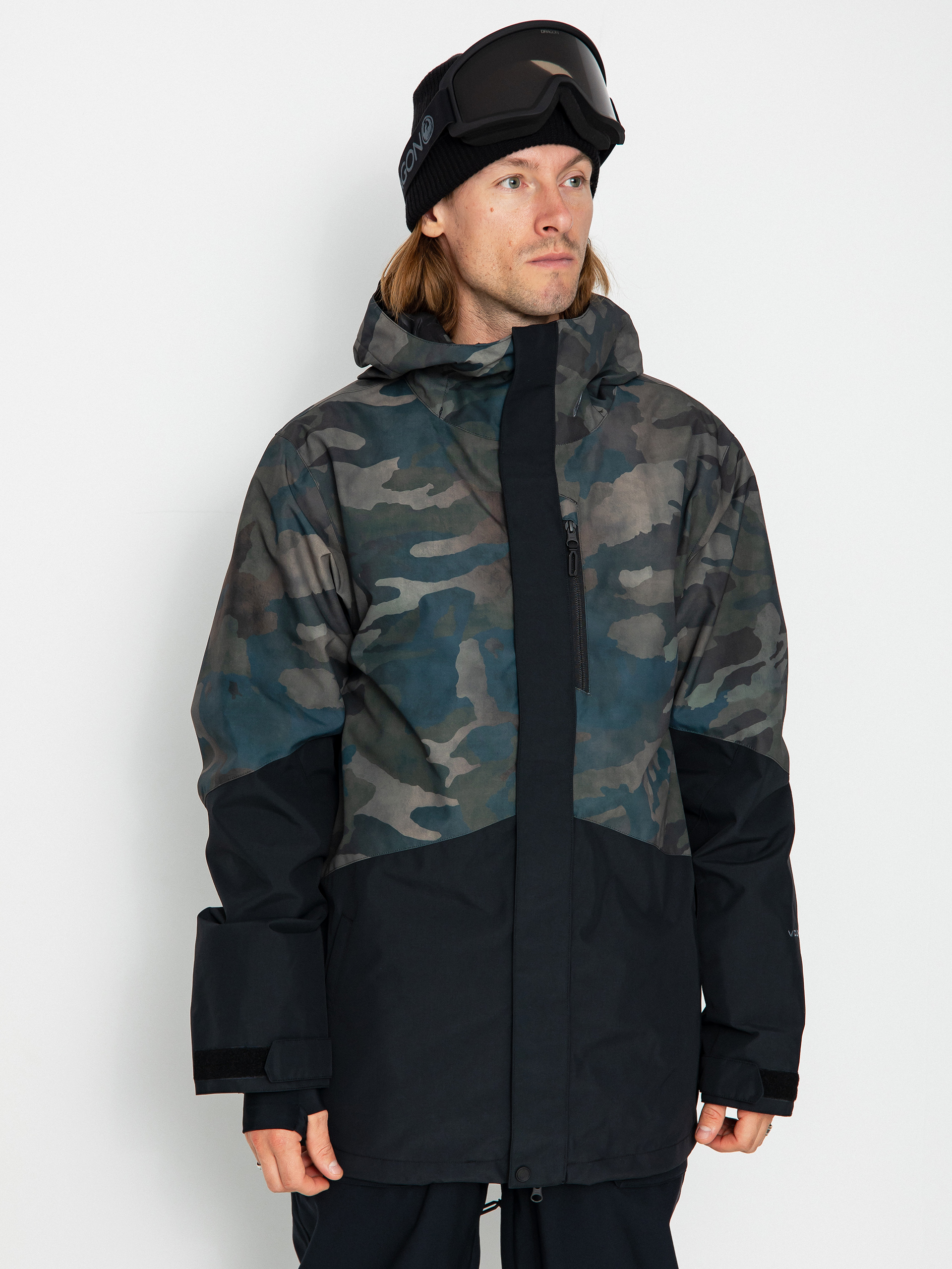 Mens Volcom Vcolp Snowboard jacket (cloudwash camo)