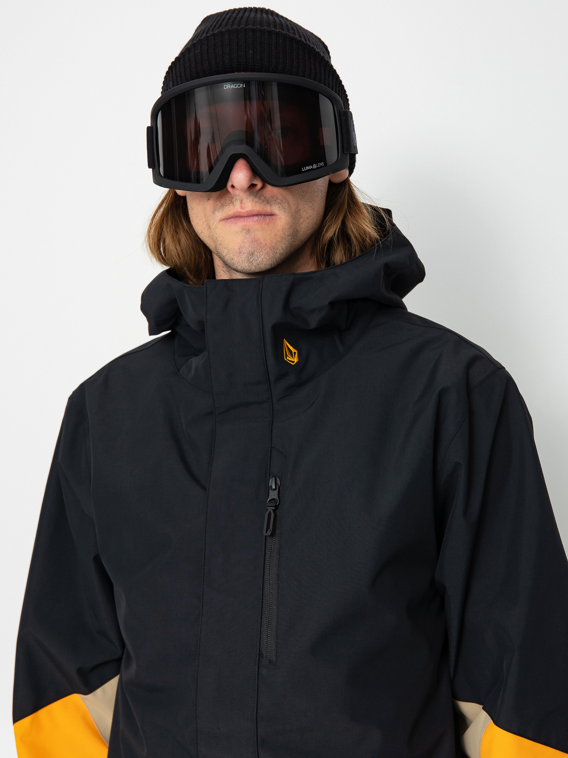 Mens Volcom Vcolp Snowboard jacket (gold)