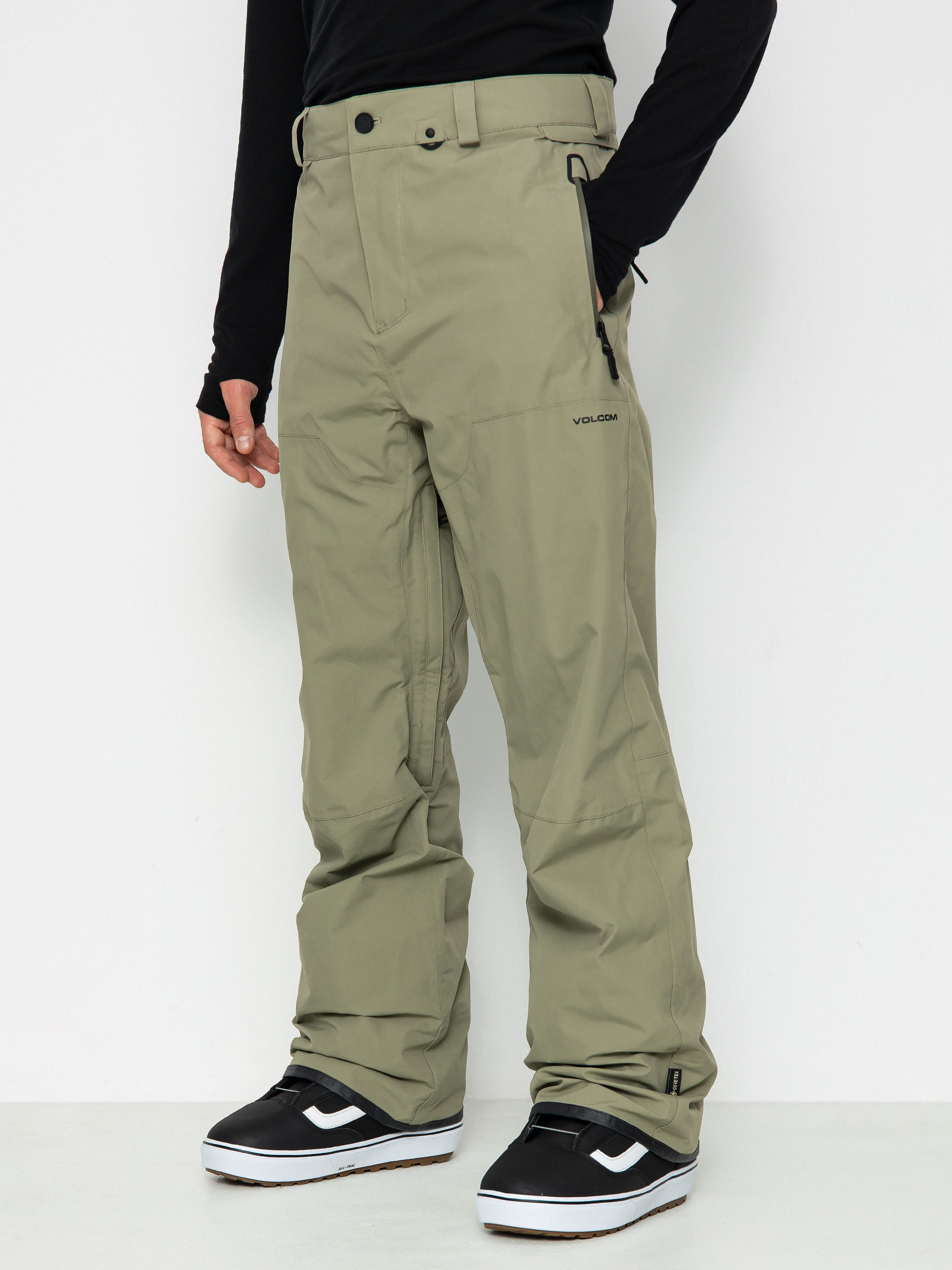 Herren Volcom L Gore Tex Snowboardhose (light military)