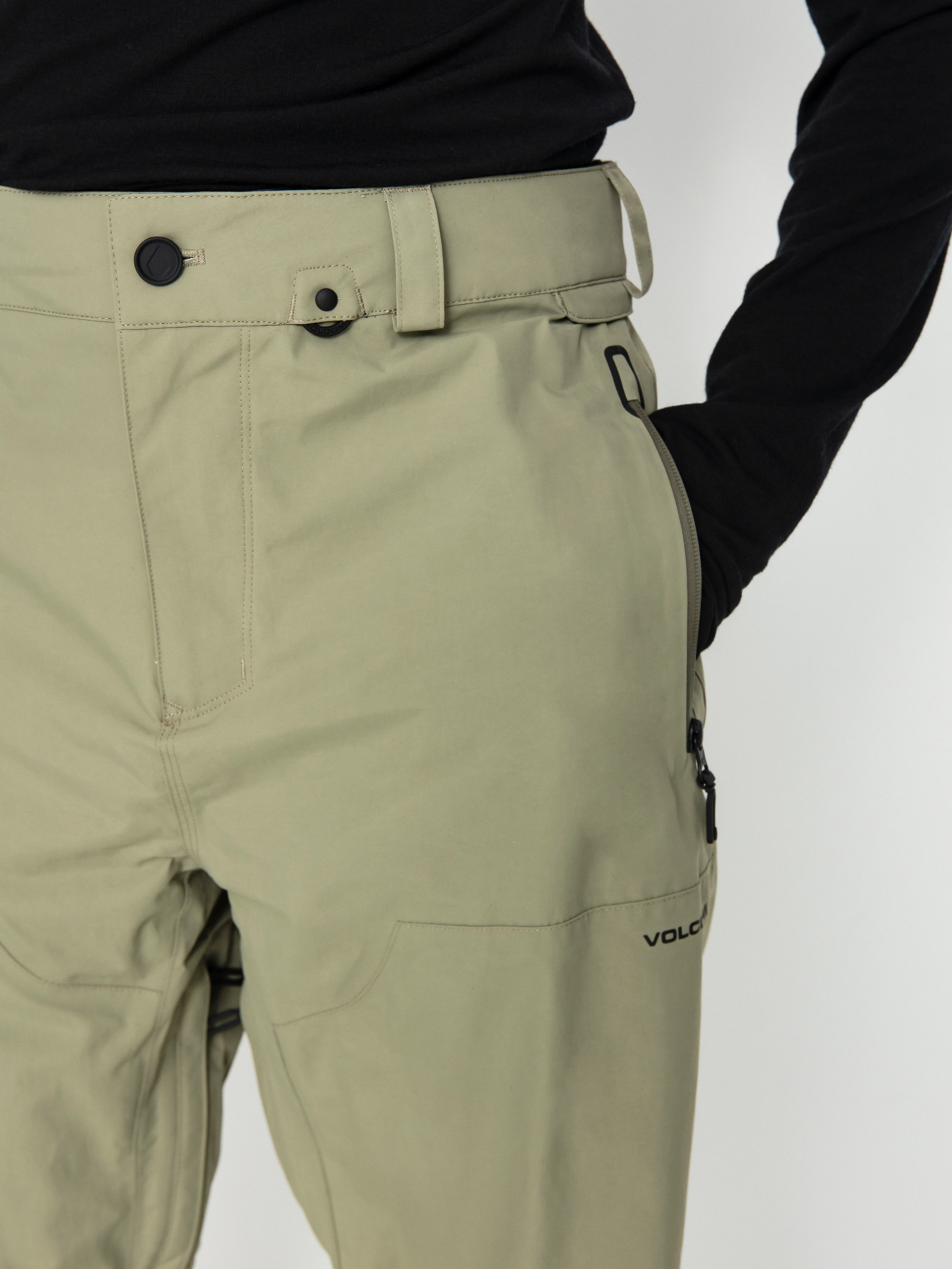 Herren Volcom L Gore Tex Snowboardhose (light military)