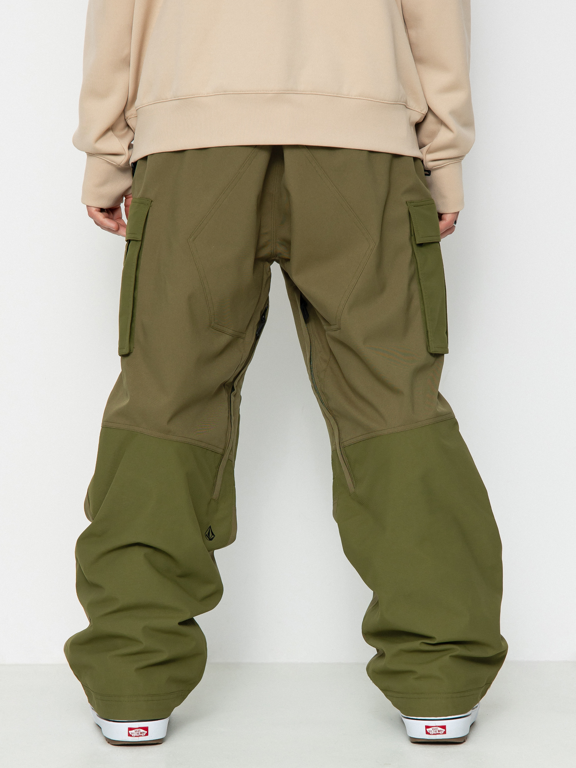 Herren Volcom Nwrk Baggy Snowboardhose (military)