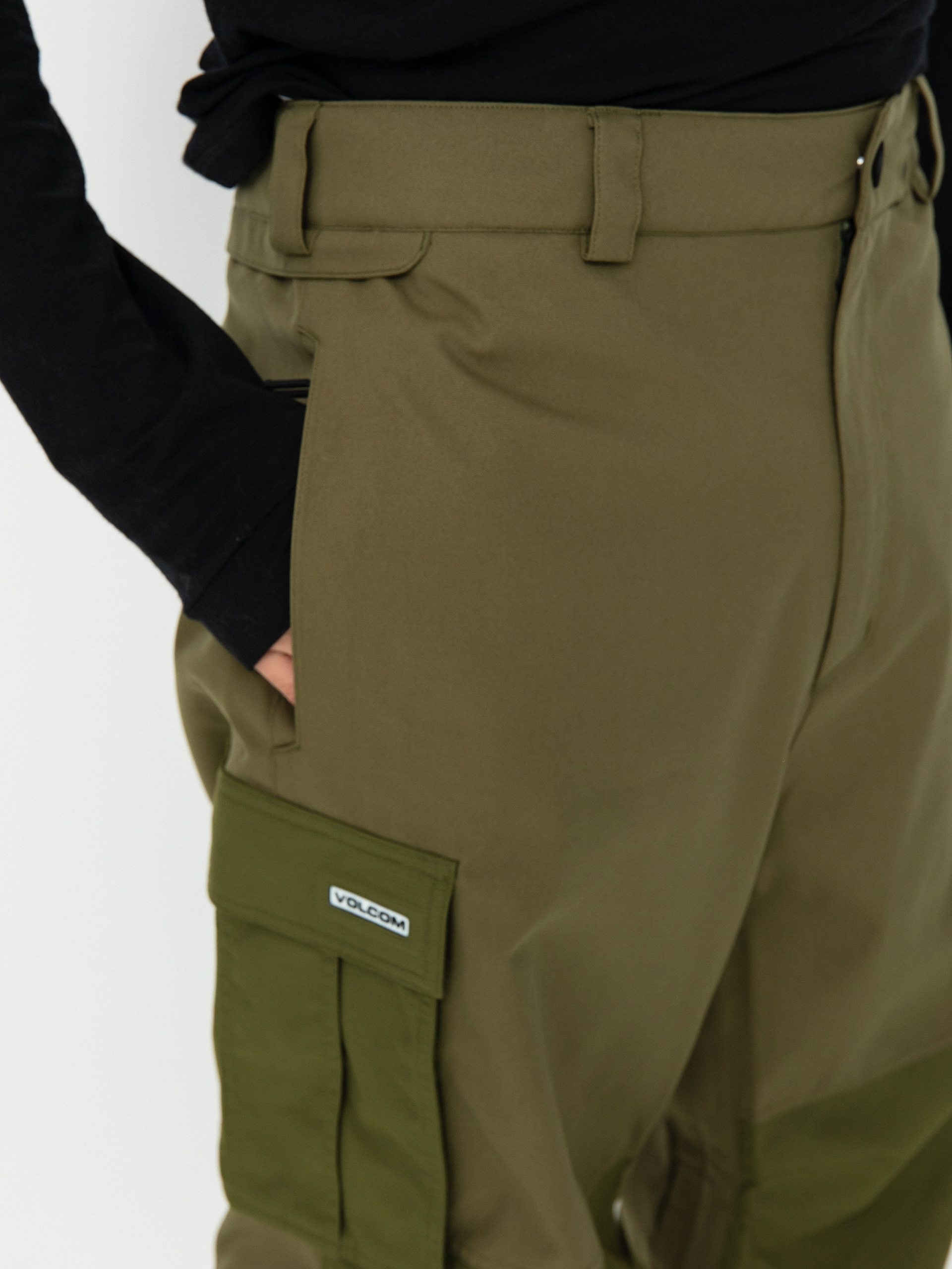 Mens Volcom Nwrk Baggy Snowboard pants (military)