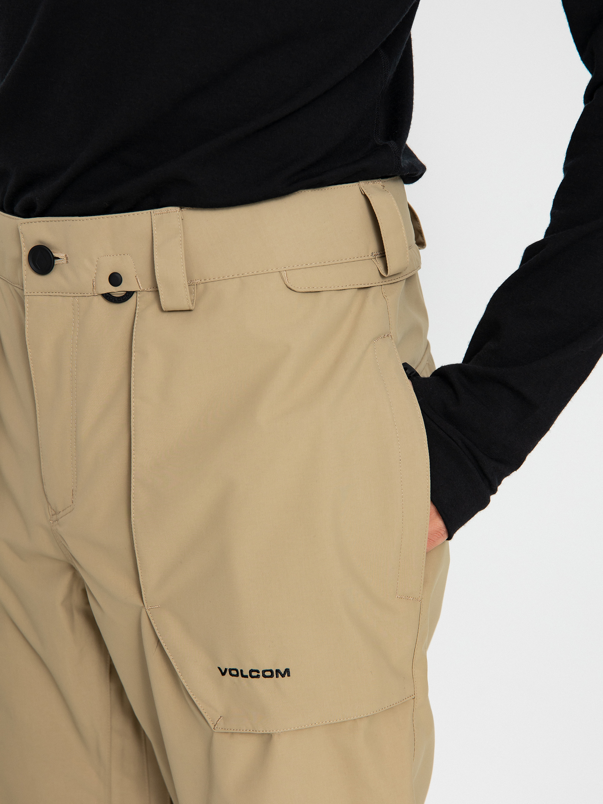 Mens Volcom Roan Snowboard pants (dark khaki)