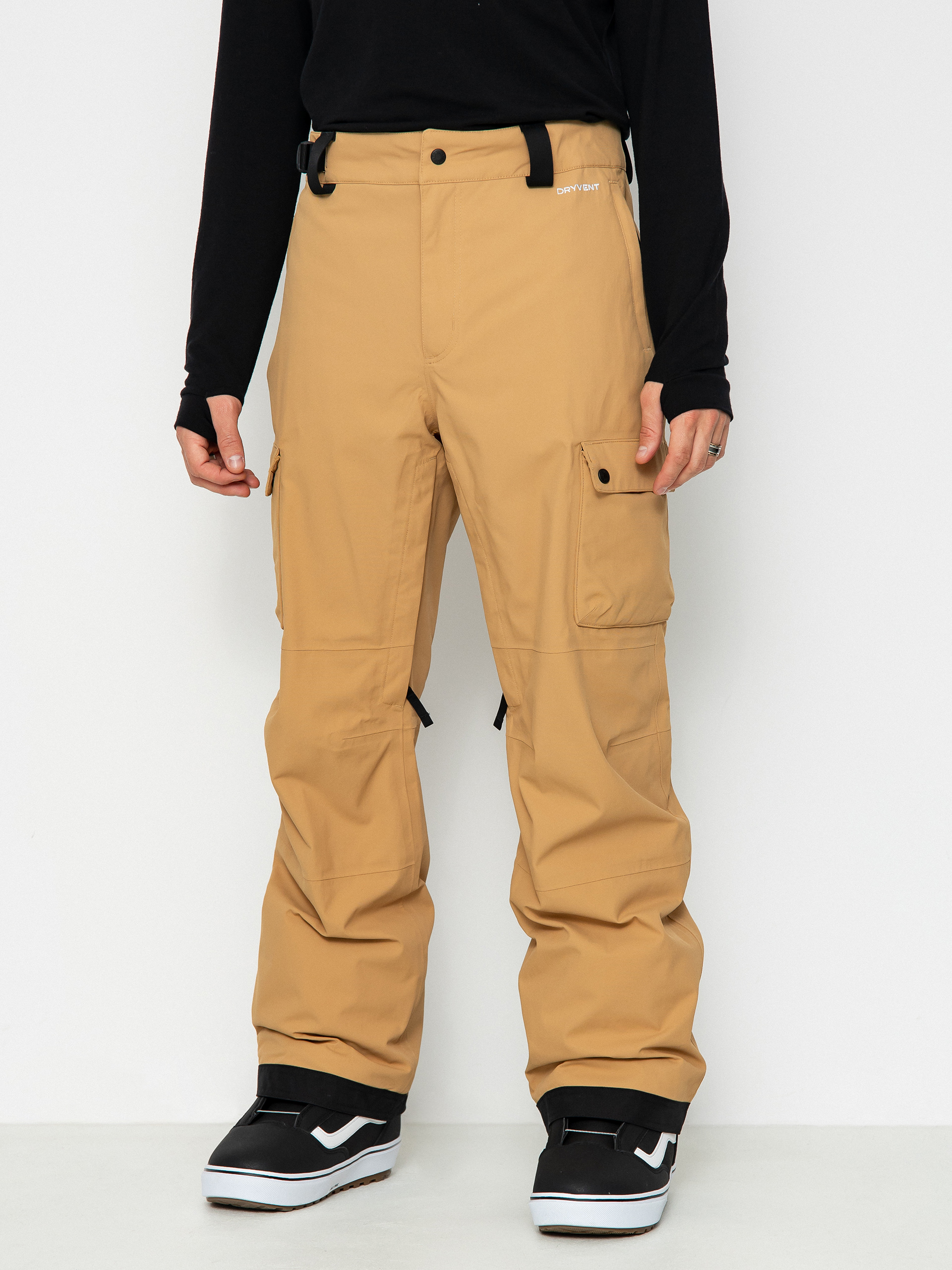 Mens The North Face Slashback Cargo Snowboard pants (almond butter)