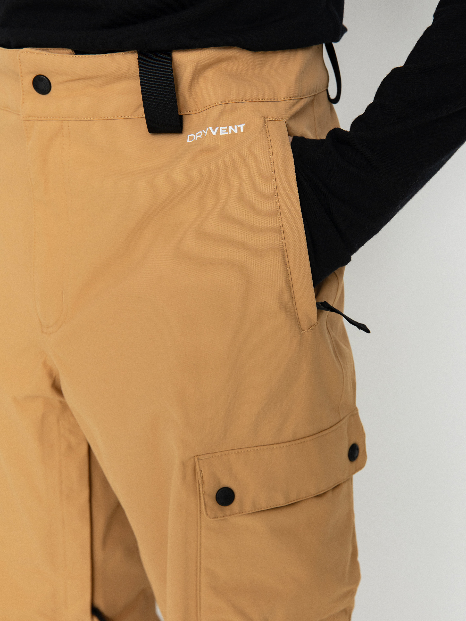 Mens The North Face Slashback Cargo Snowboard pants (almond butter)