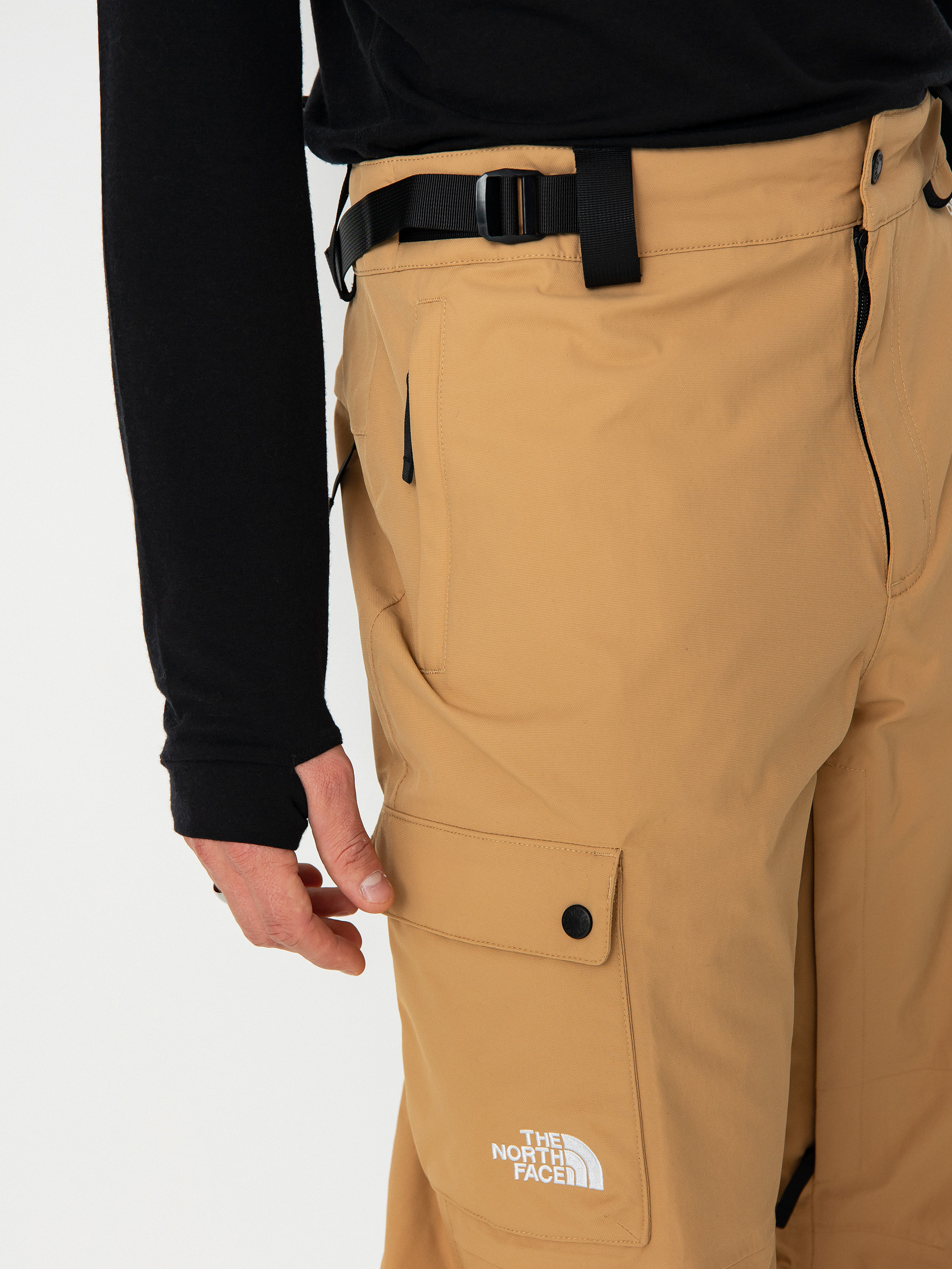 Mens The North Face Slashback Cargo Snowboard pants (almond butter)