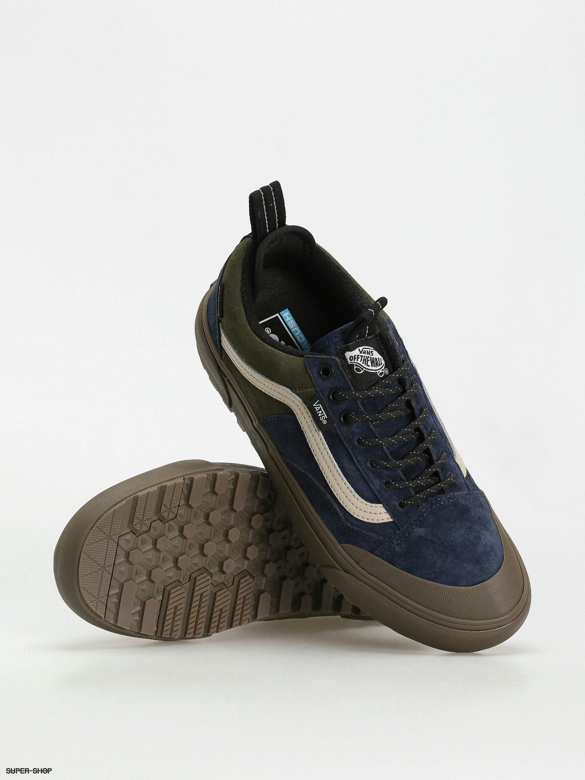 Vans old skool suede deals and gum kahki trainers