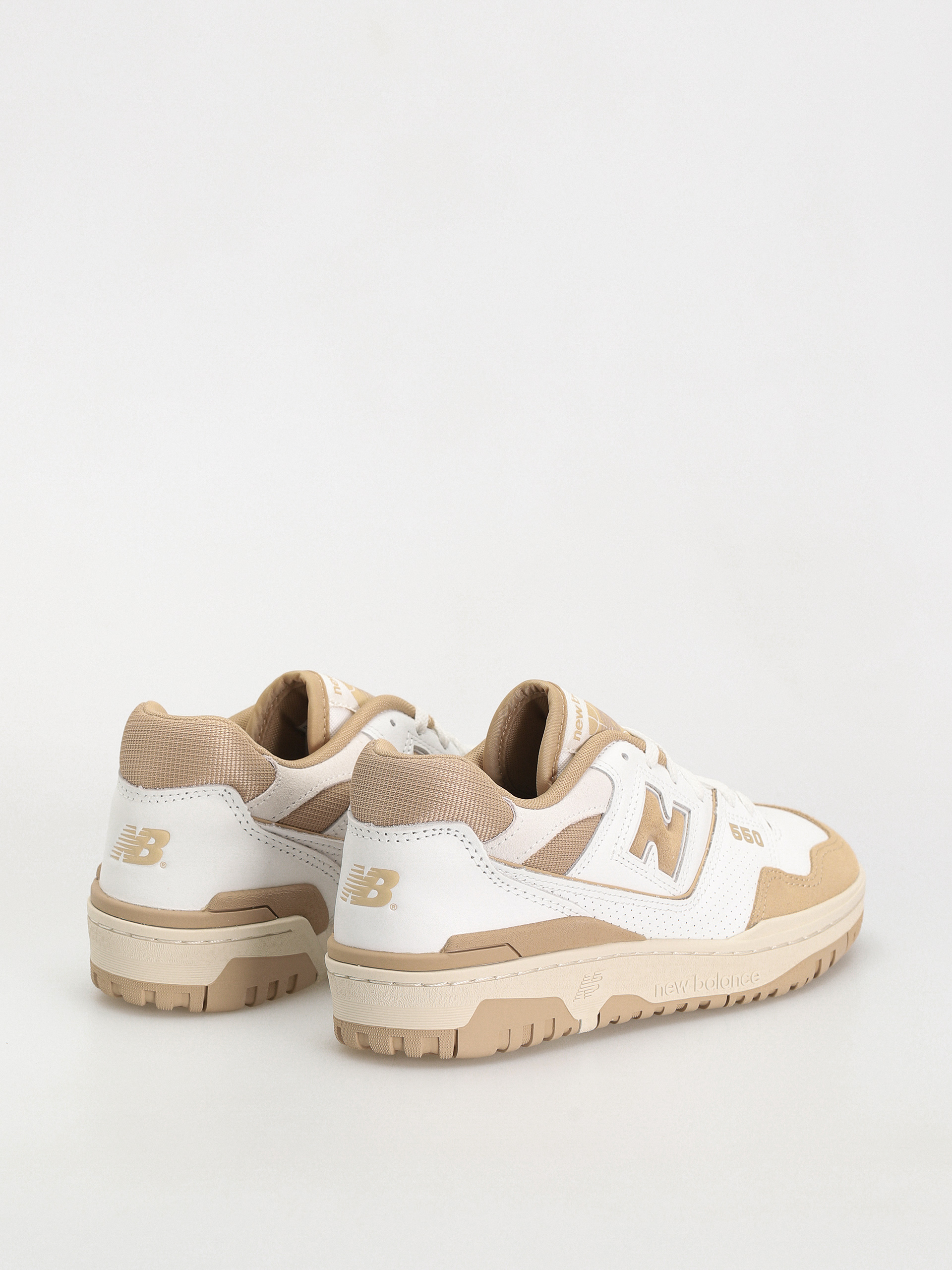 New Balance 550 Shoes (white/beige)