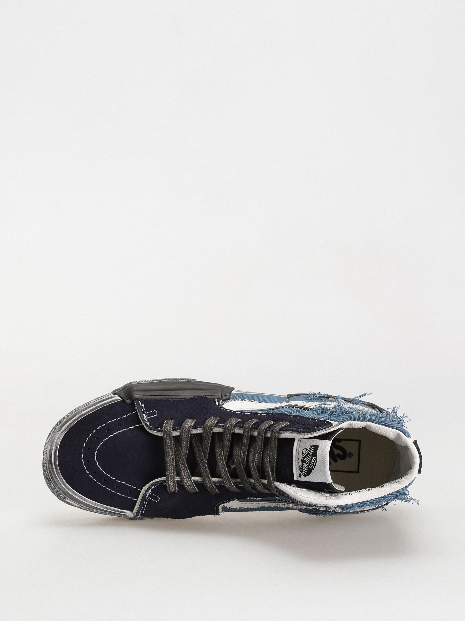 Vans Sk8 Hi Reconstruct Shoes (stressed check navy/stv navy)