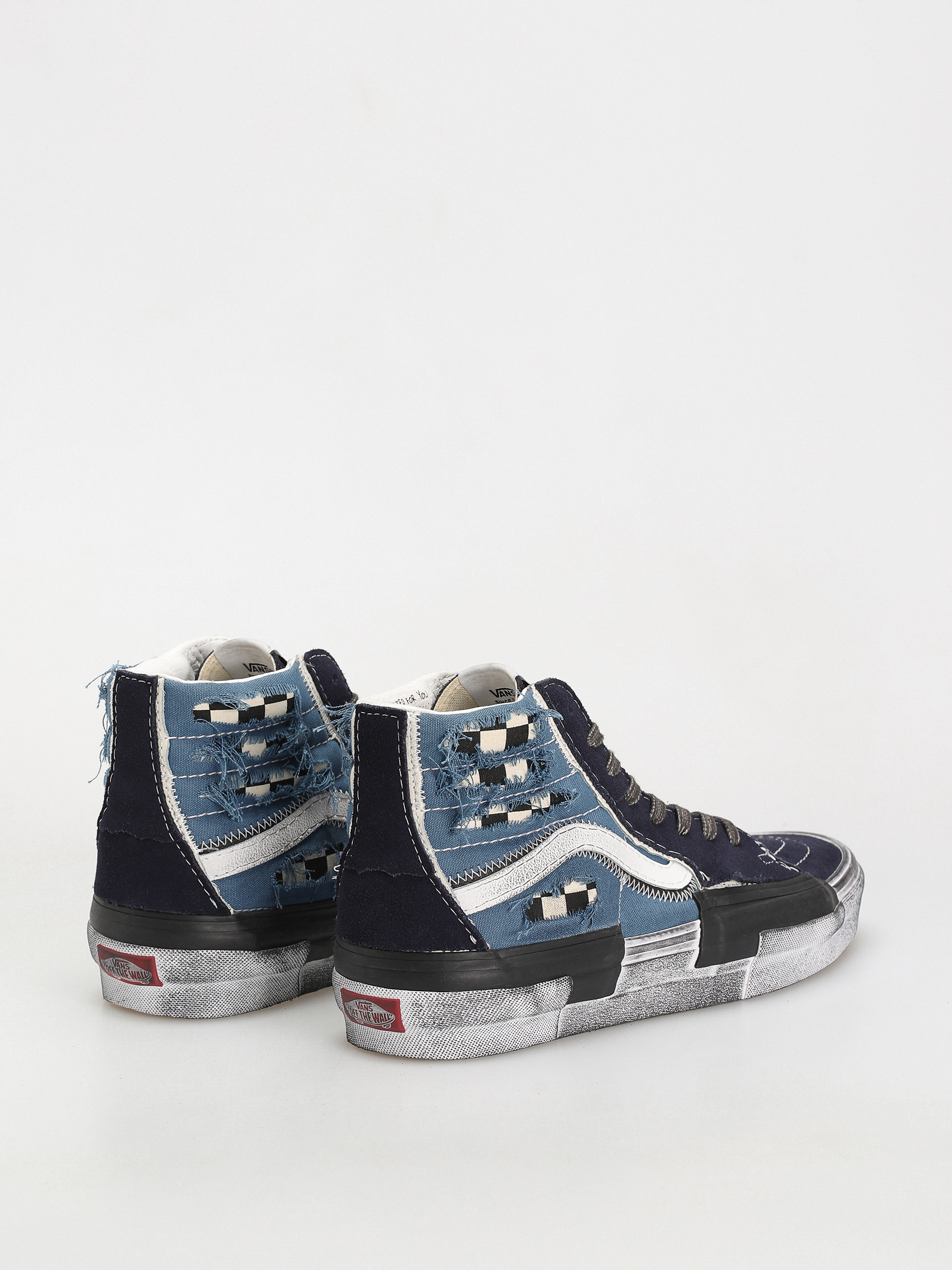 Vans Sk8 Hi Reconstruct Schuhe (stressed check navy/stv navy)