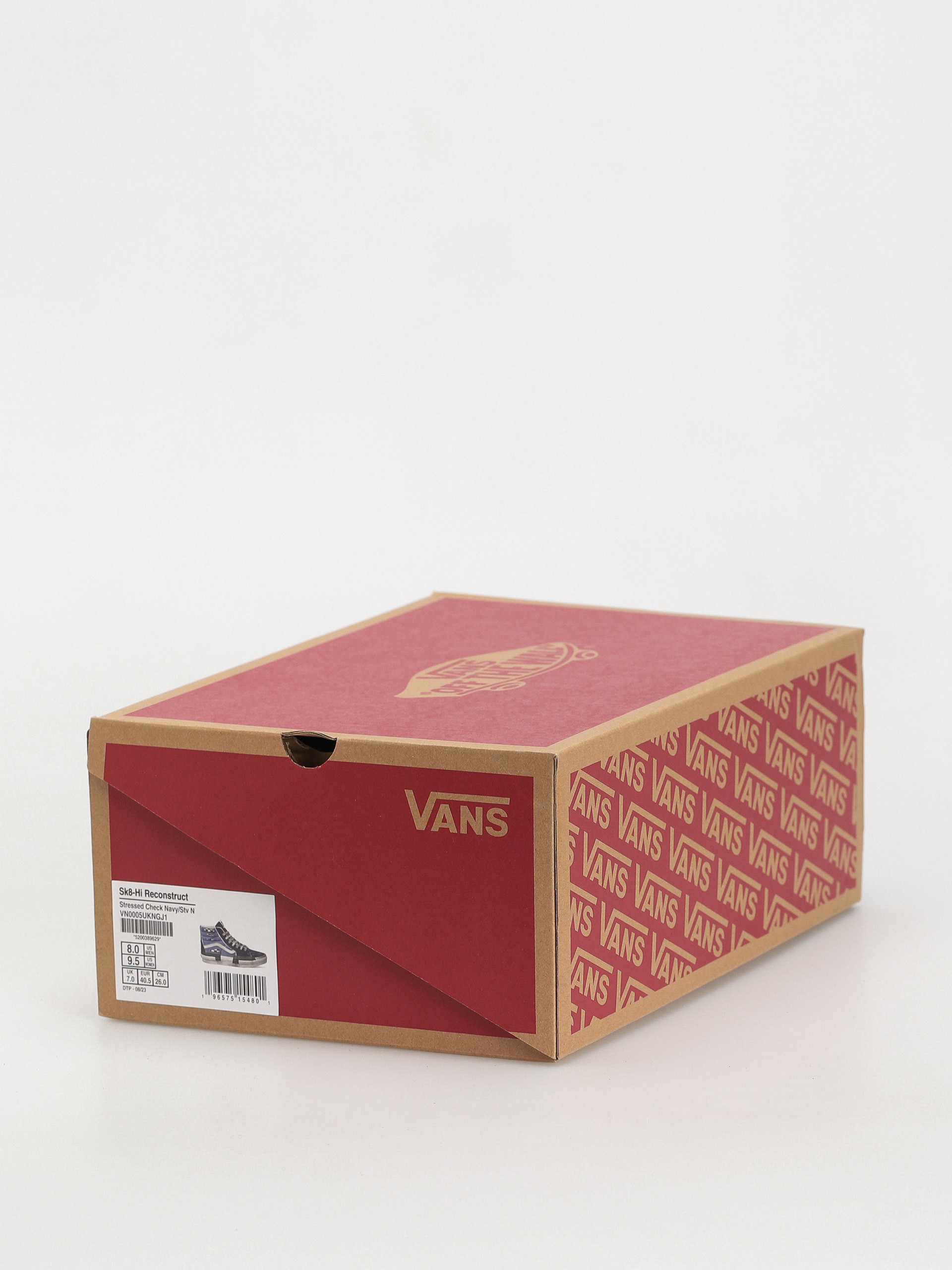 Vans Sk8 Hi Reconstruct Shoes (stressed check navy/stv navy)