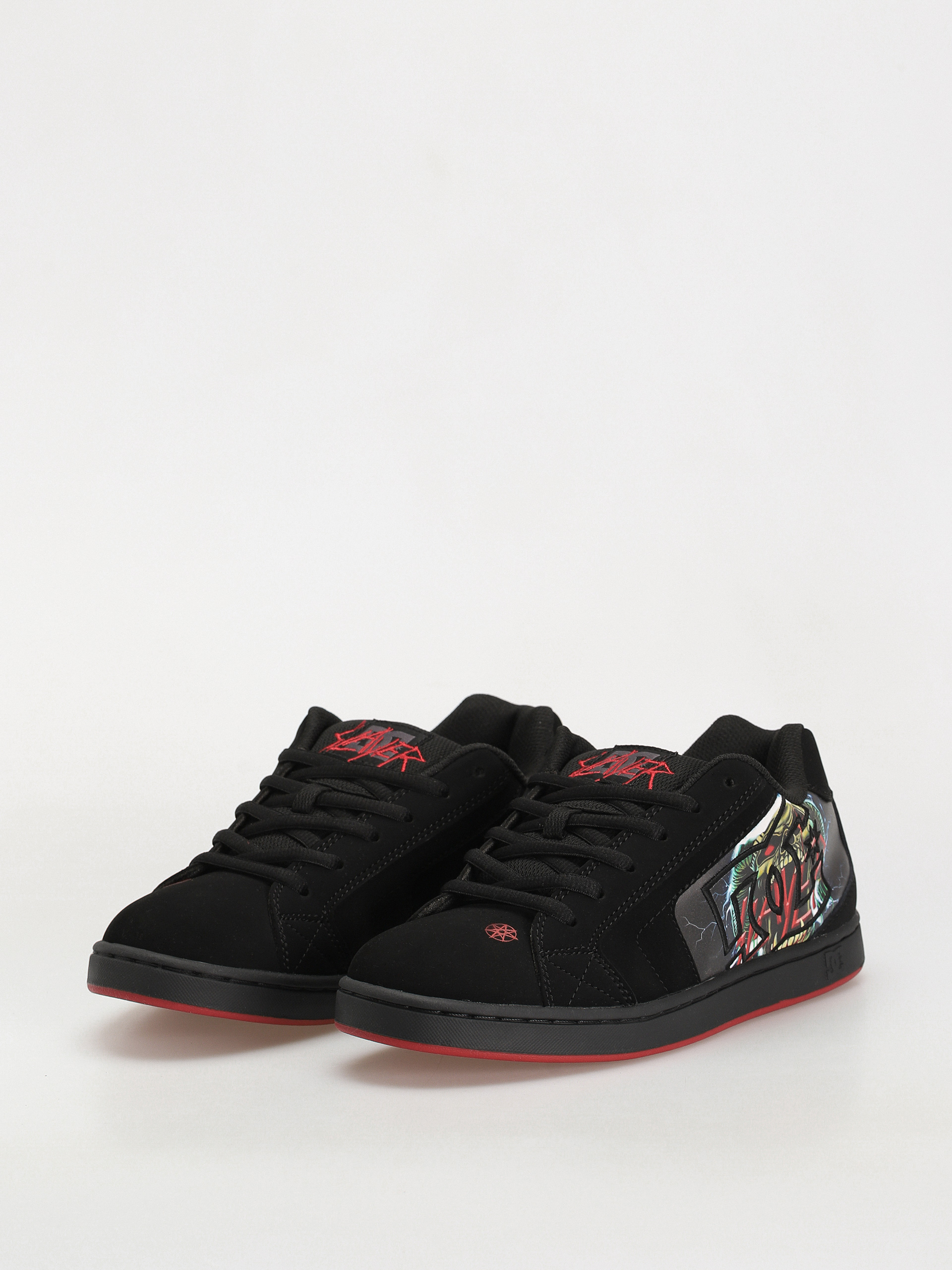 DC X Slayer Net Schuhe (black/red)