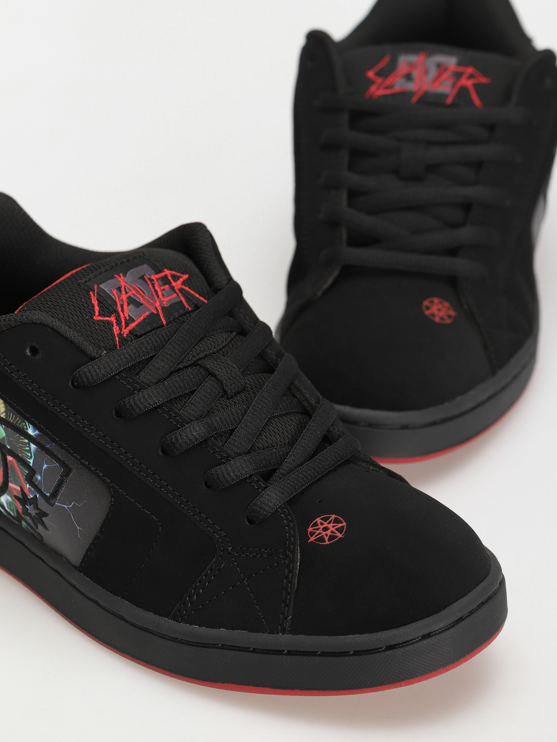 DC X Slayer Net Schuhe (black/red)