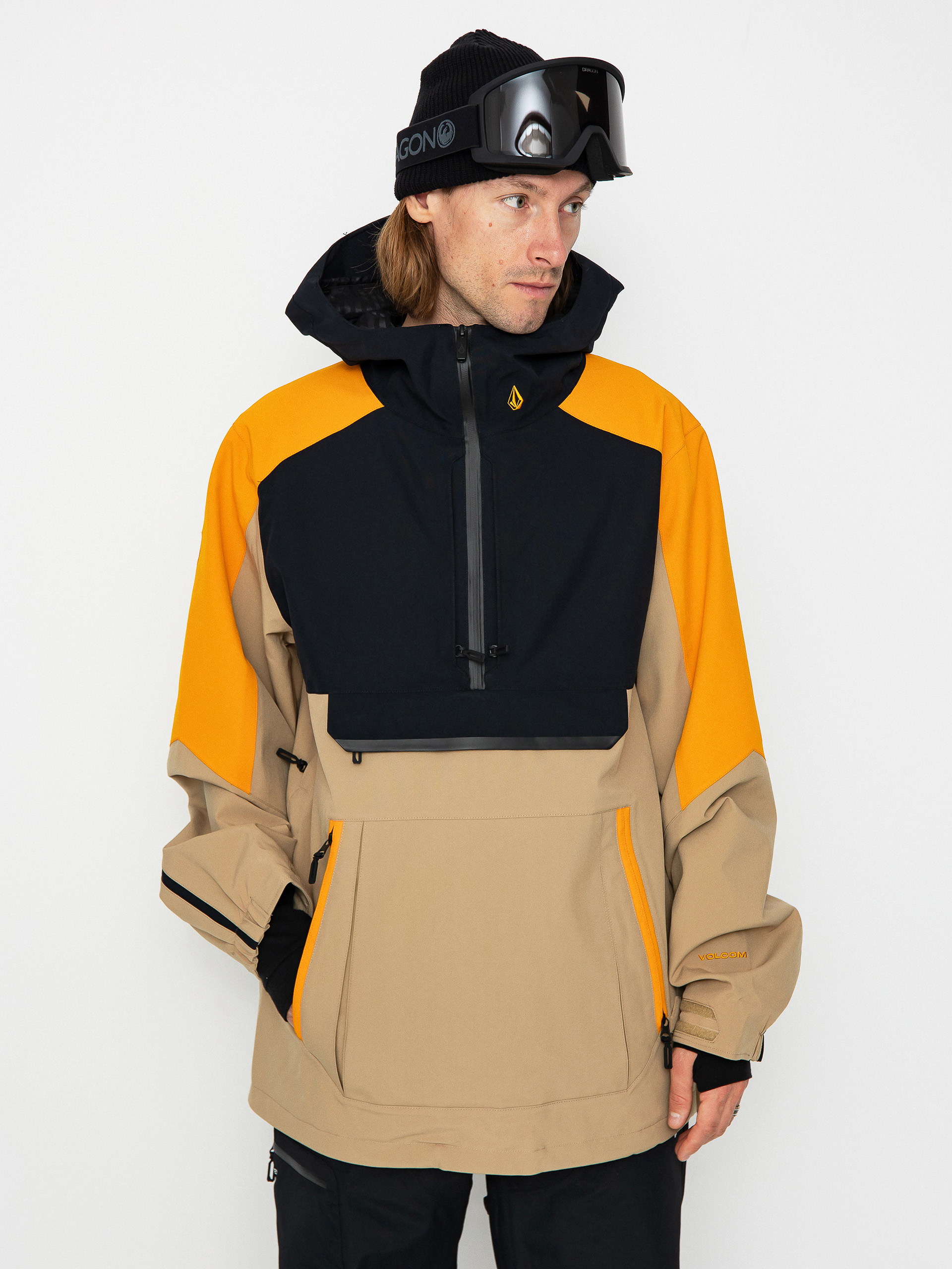 Volcom Brighton Pullover Snowboardjacke (gold)