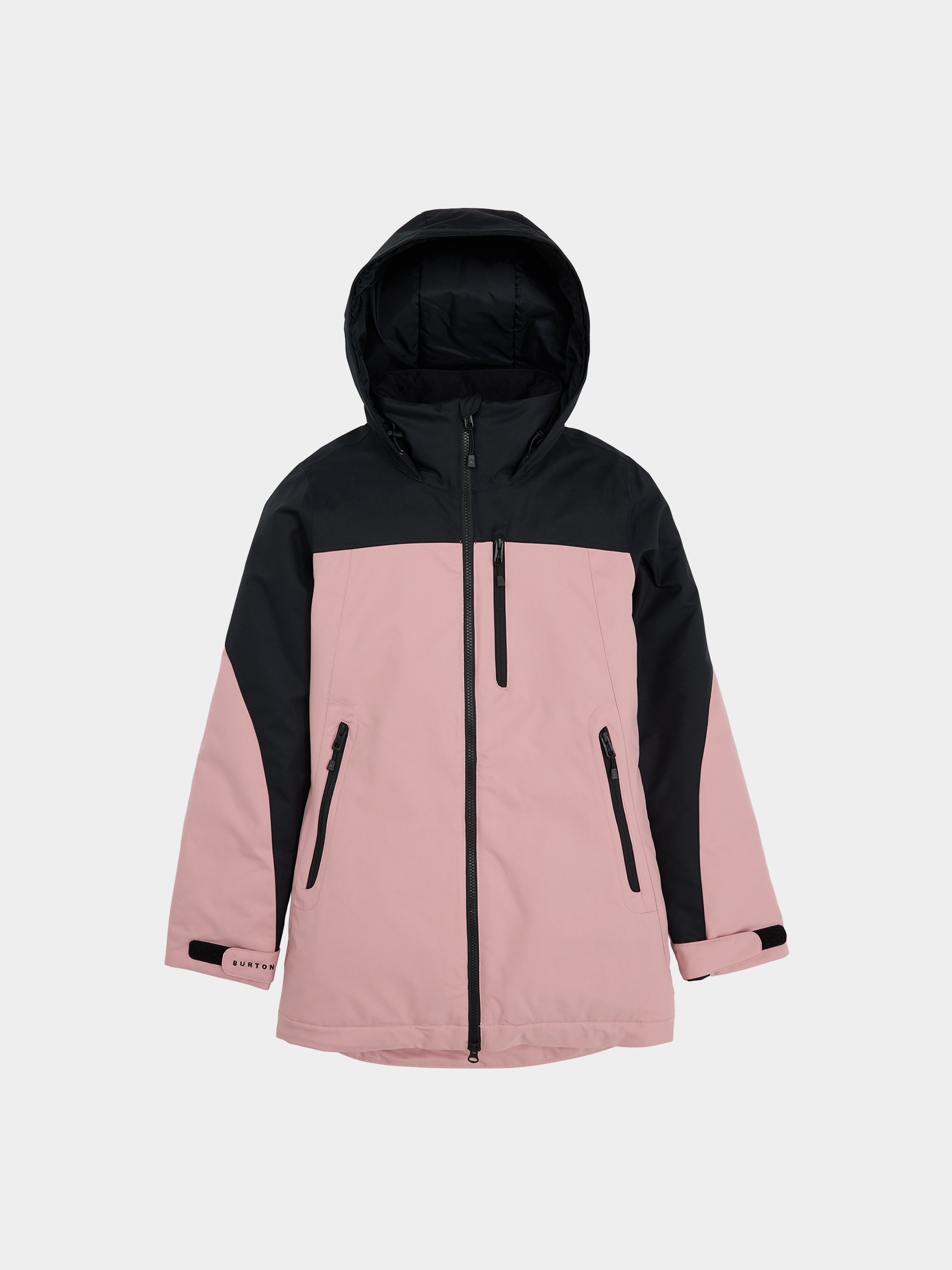 Damen Burton Lelah Snowboardjacke (true black/powder blush)