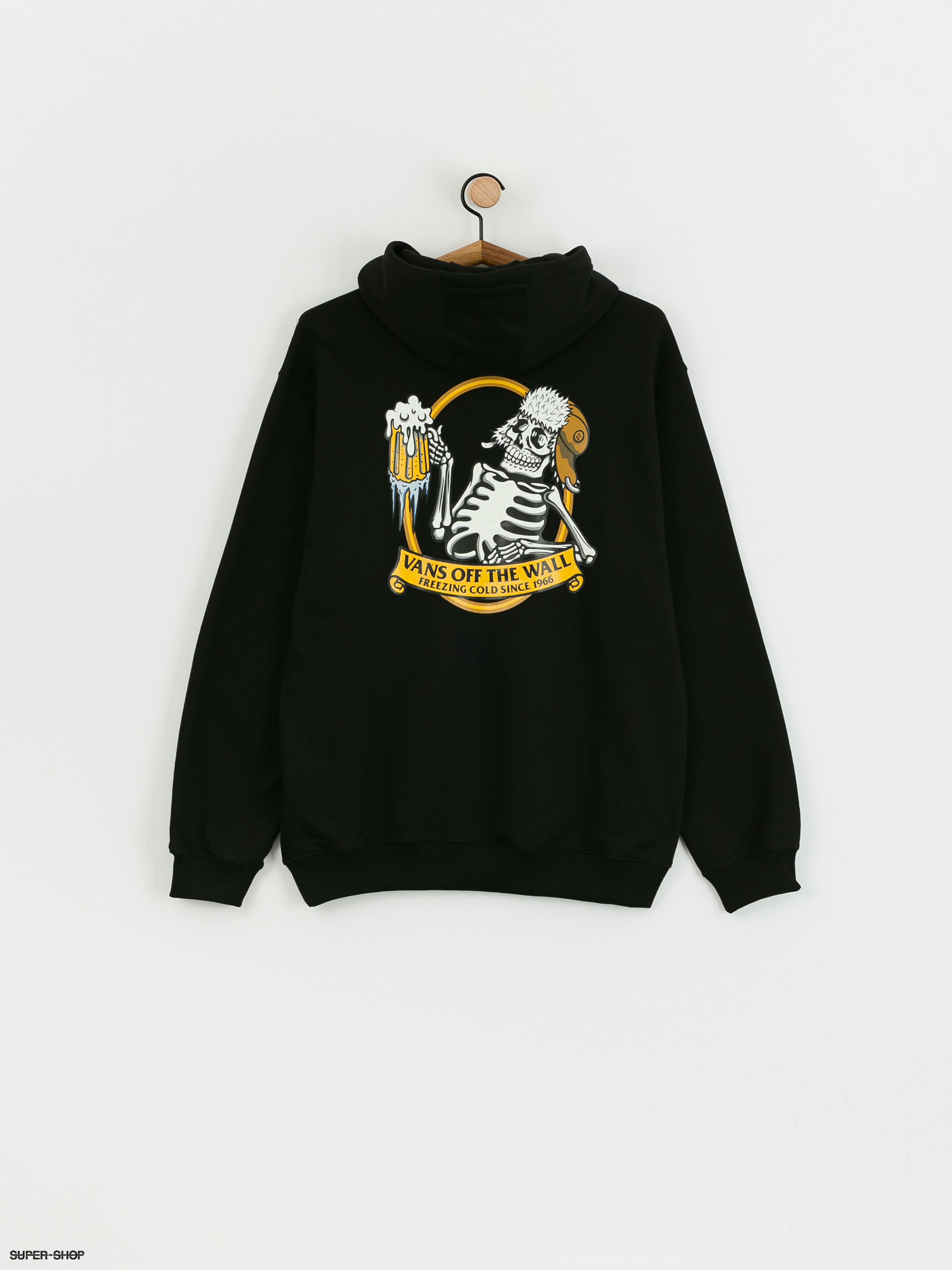 Vans off the wall black outlet hoodie