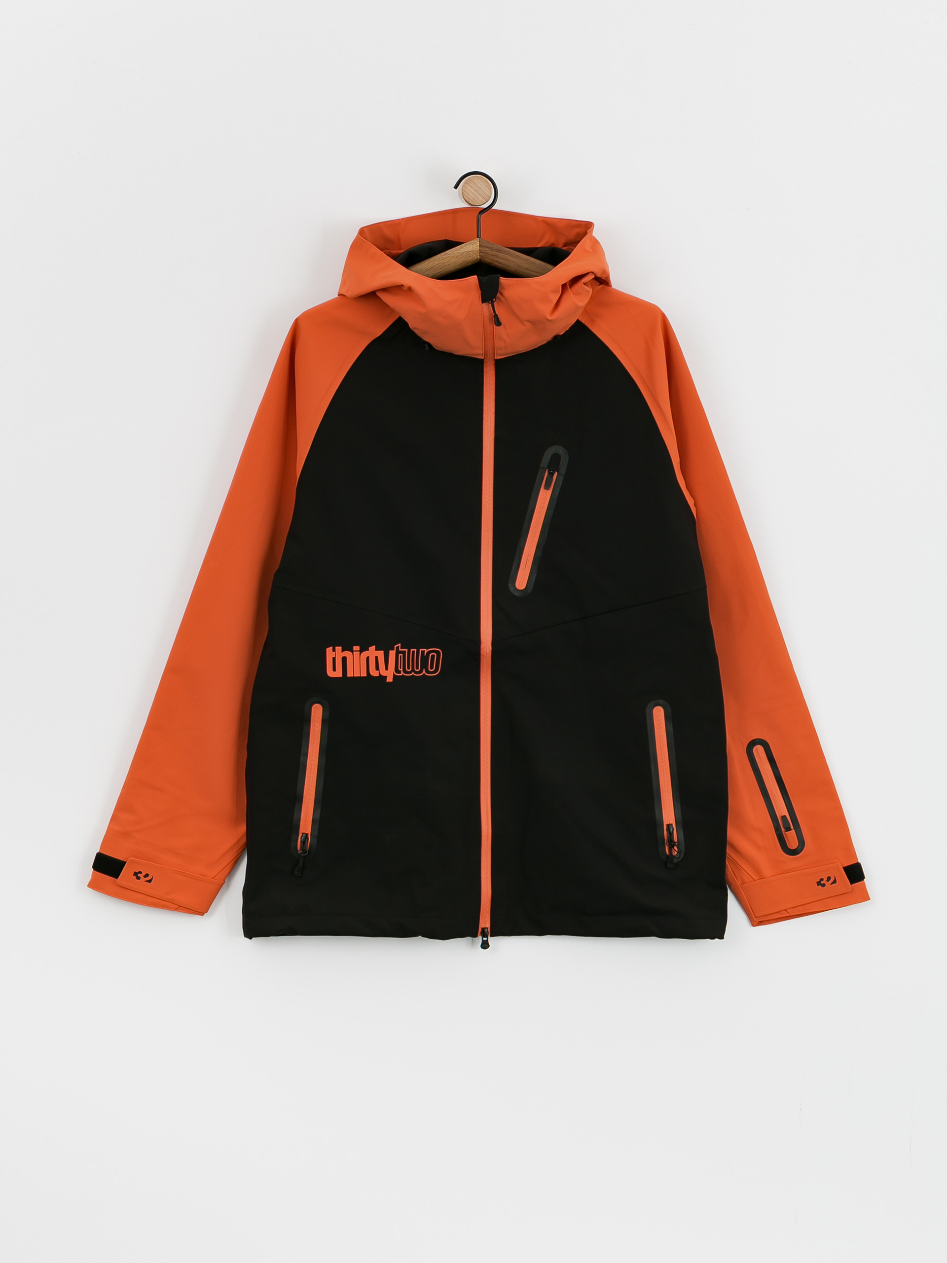 ThirtyTwo Grasser Snowboard jacket - black (black/orange)