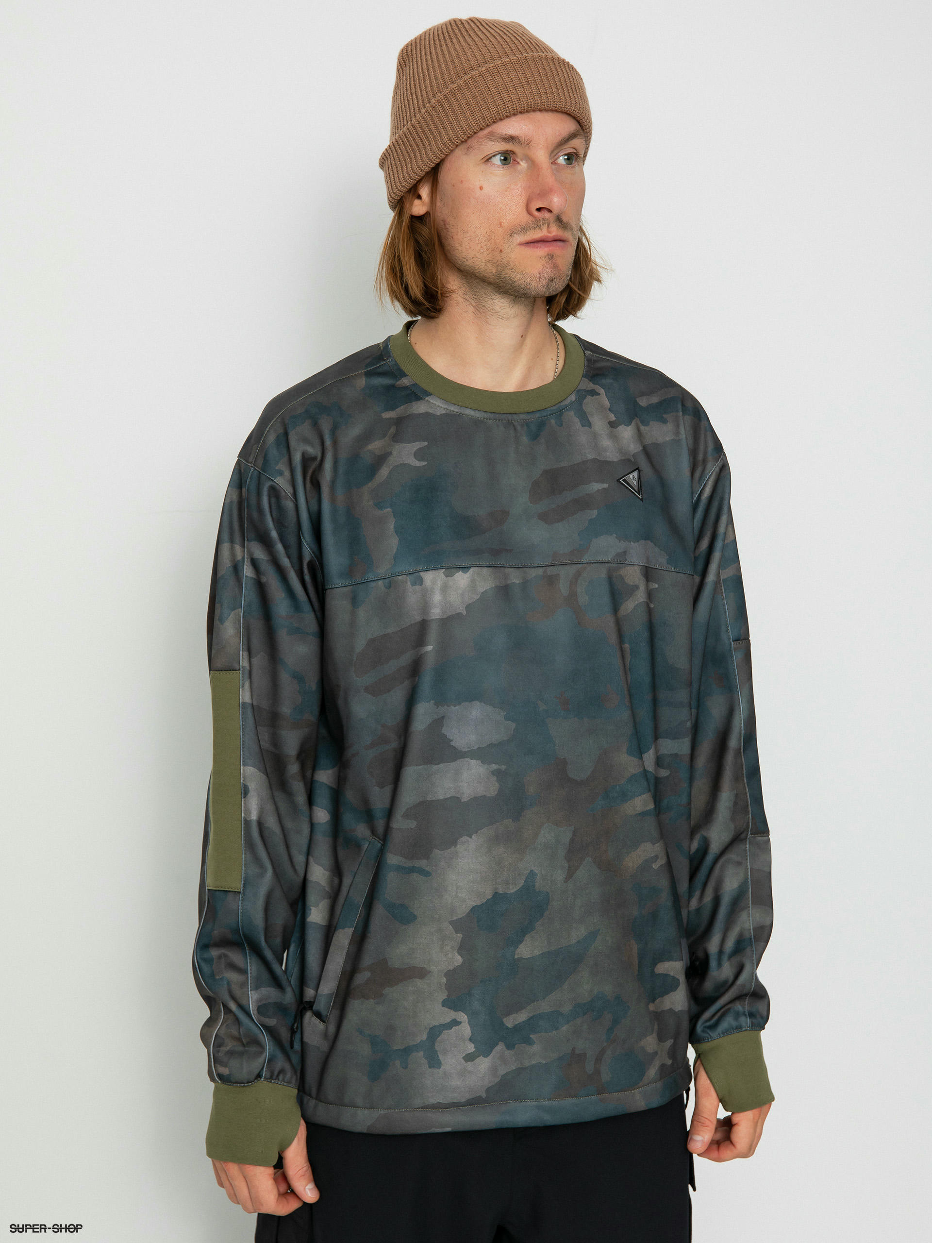 Camo crewneck sweatshirt outlet mens