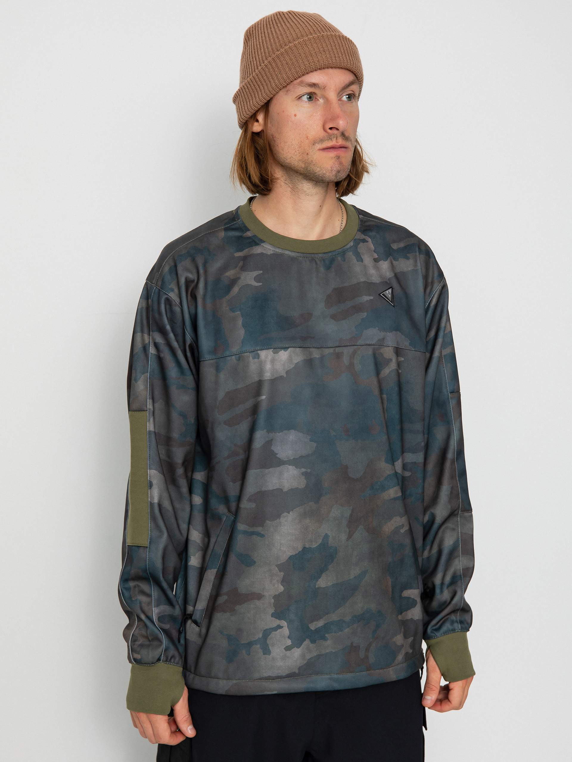 Volcom Hydro Riding Crew Active sweatshirt (cloudwash camo)
