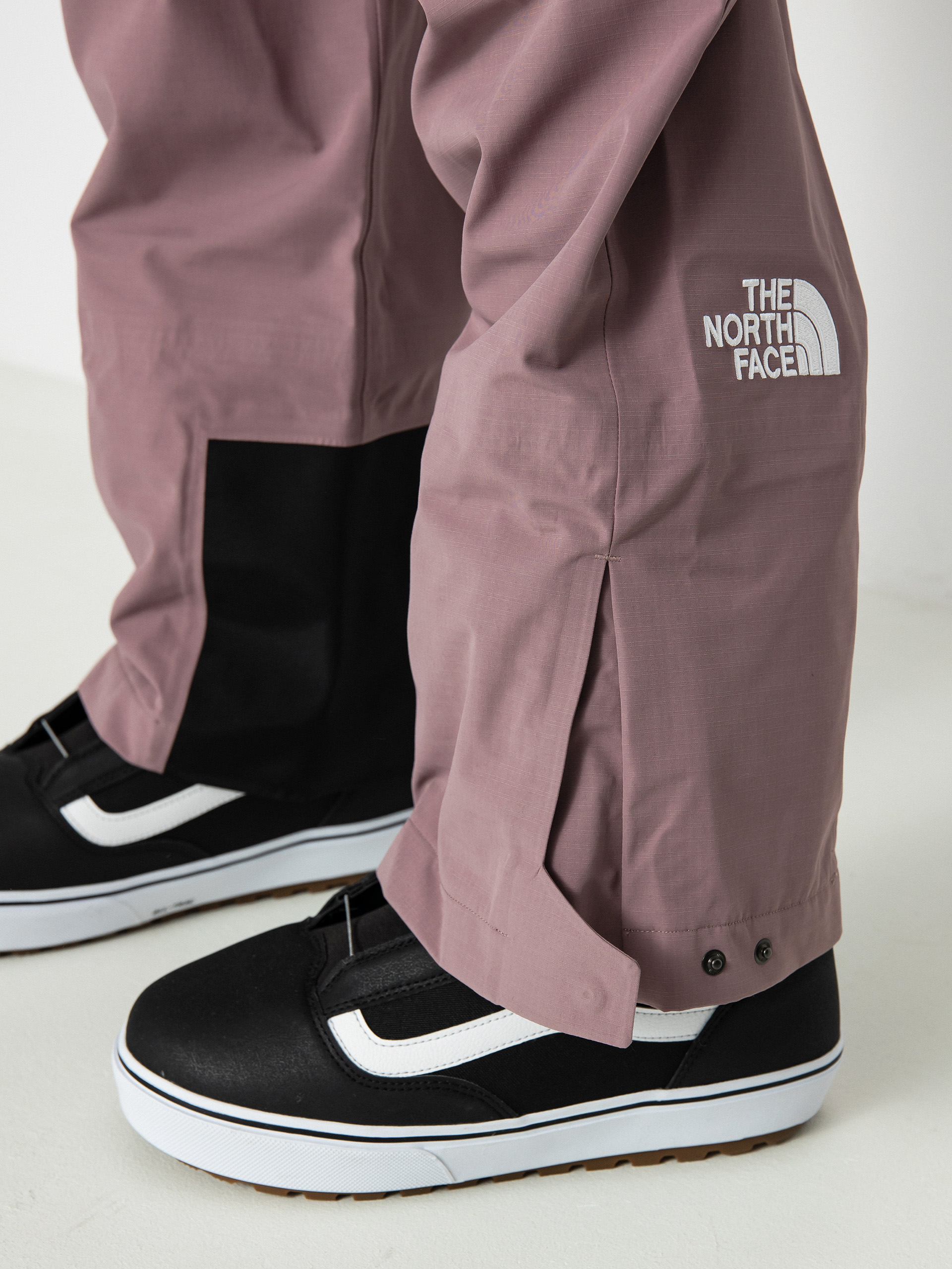 Mens The North Face Dragline Bib Snowboard pants (fawn grey)