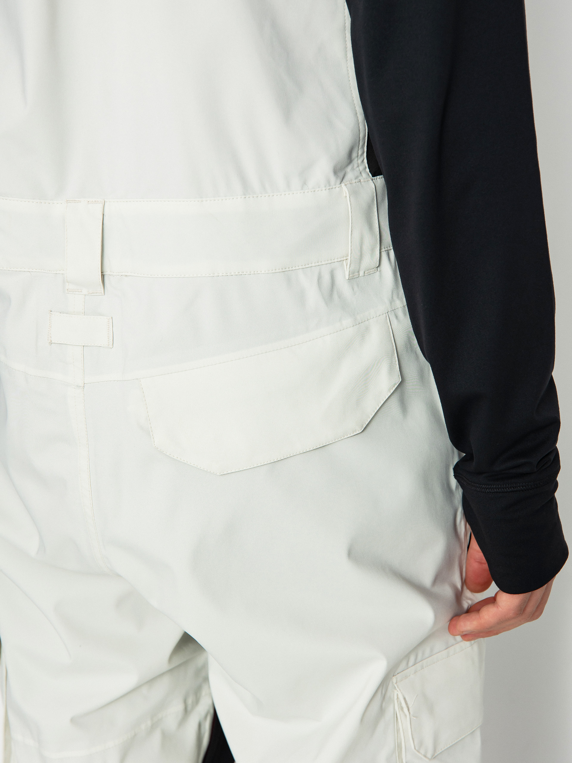 Mens DC Brigade 45K Bib Snowboard pants (silver birch)