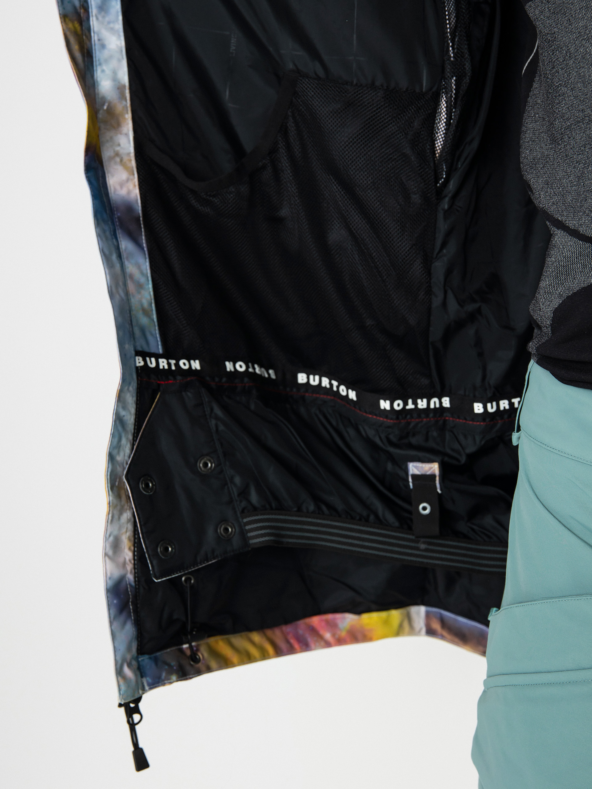 Mens Burton Lodgepole Snowboard jacket (stout white voyager)