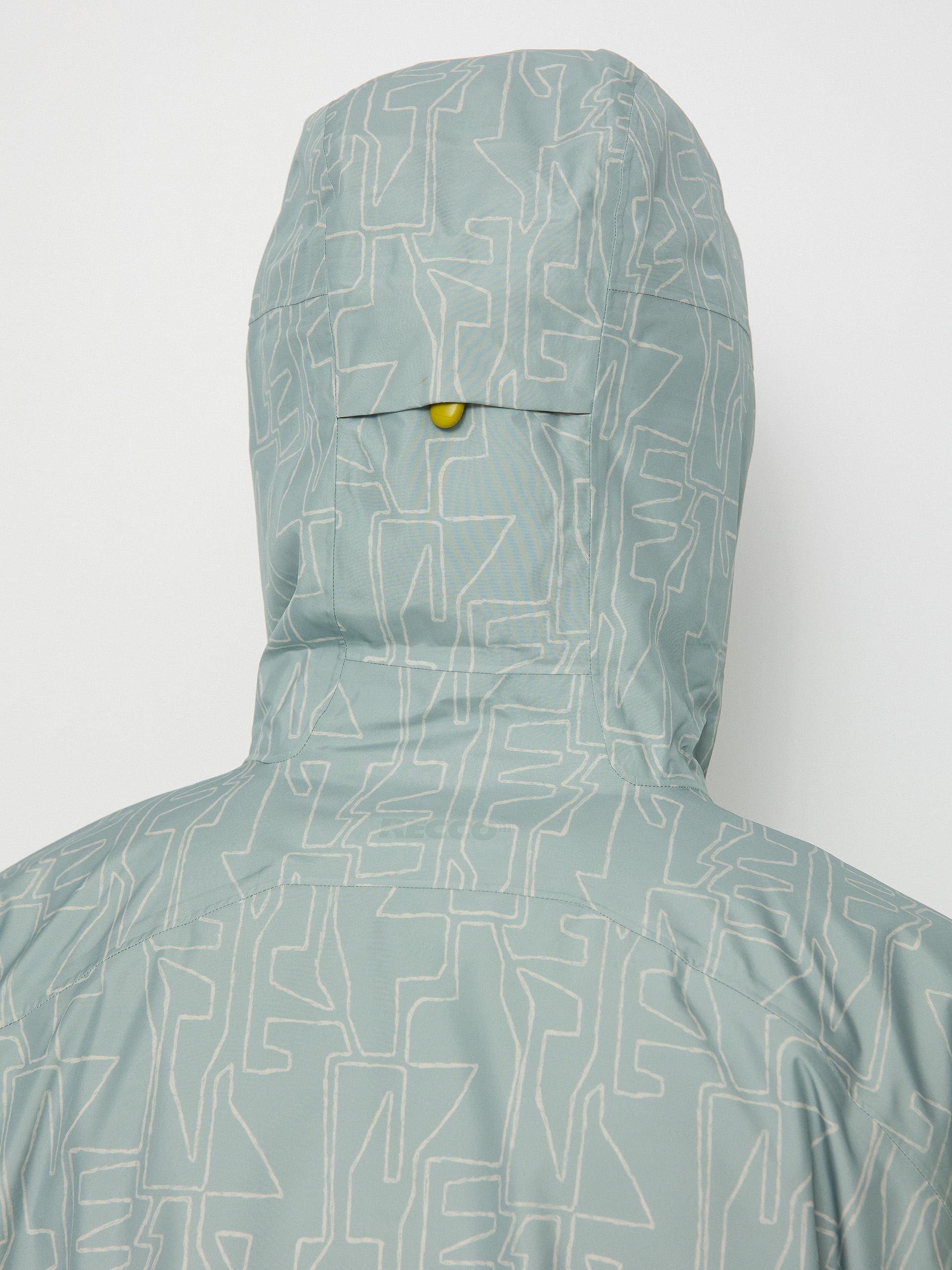 Mens Patagonia Powder Town Snowboard jacket (passage/sleet green)