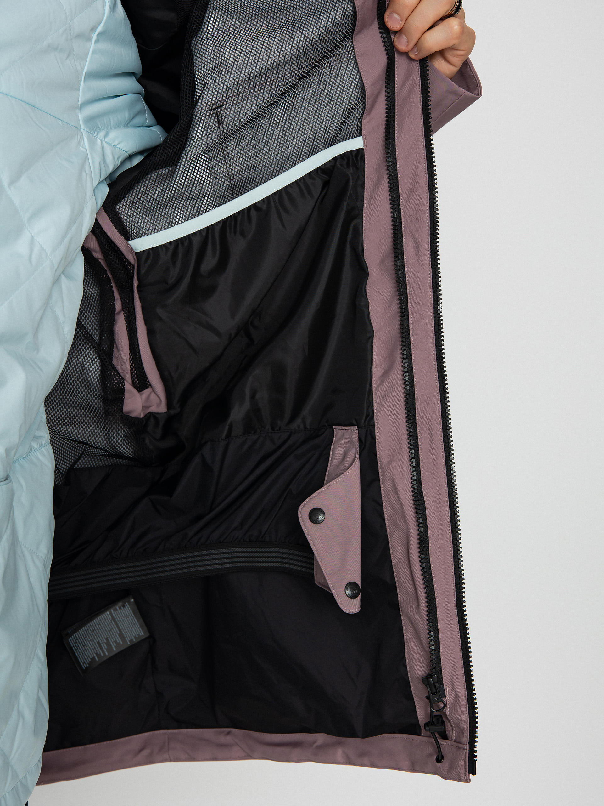 Mens The North Face Fourbarrel Triclimate Snowboard jacket (fawn grey/icecap blue)