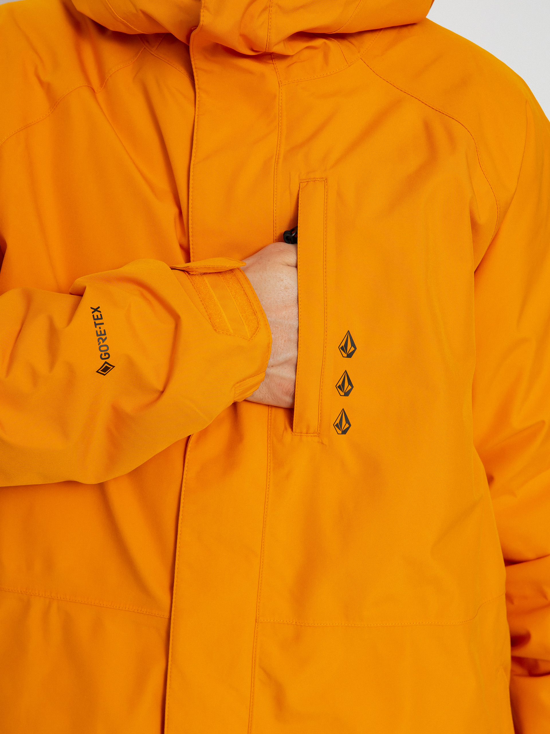 Herren Volcom Dua Ins Gore Snowboardjacke (gold)