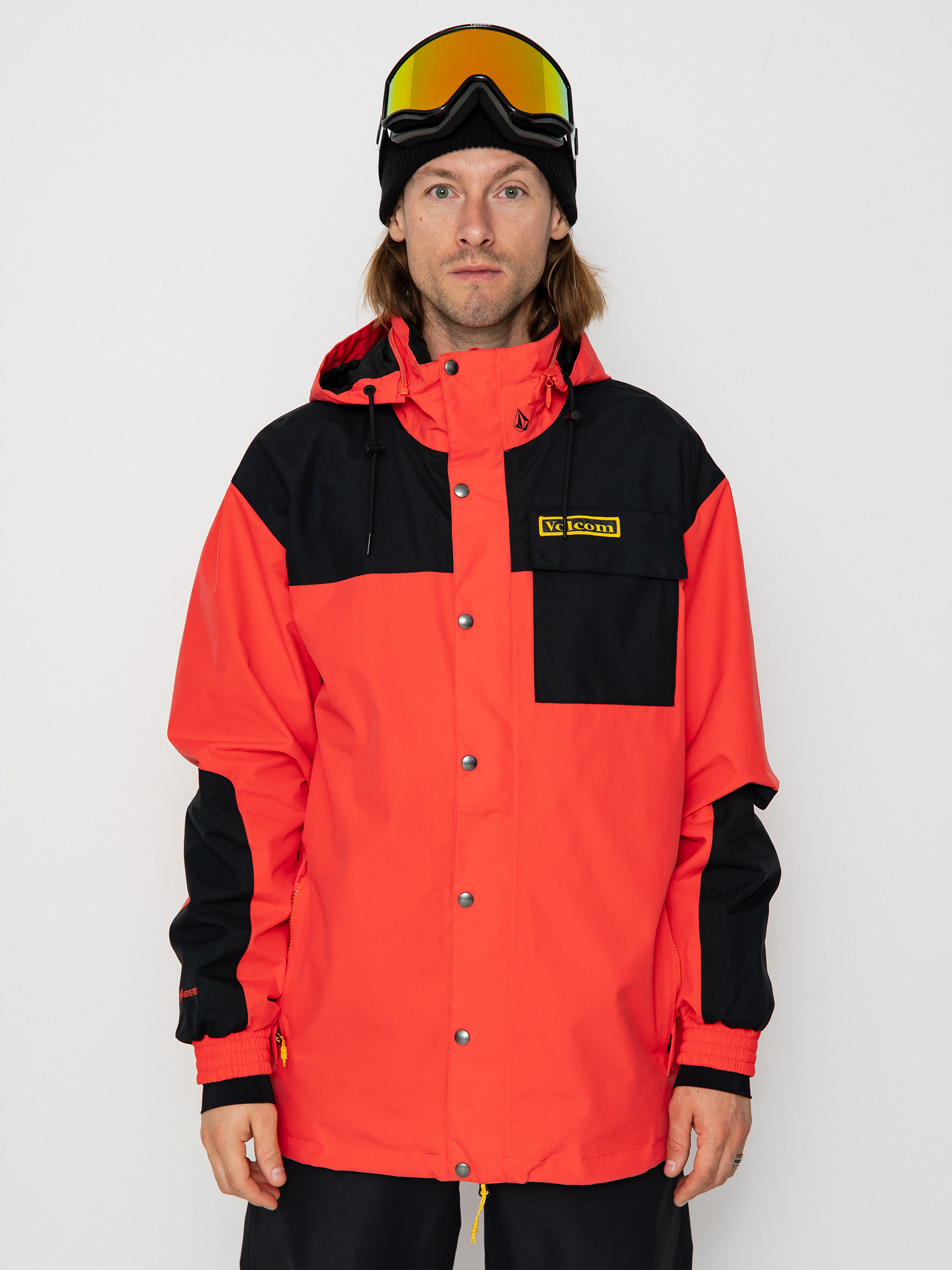 Mens Volcom Longo Gore Tex Snowboard jacket (orange)