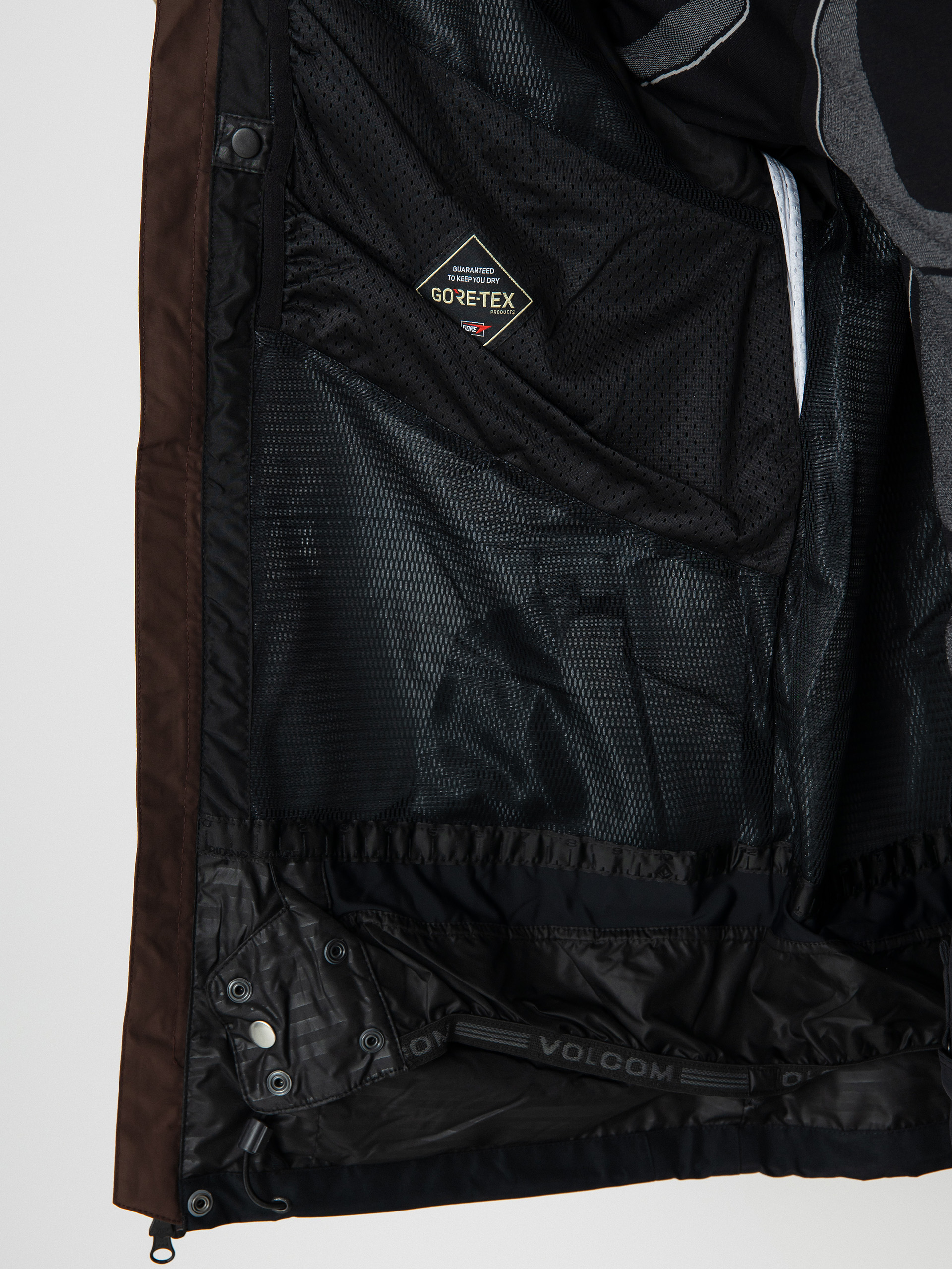 Mens Volcom L Gore Tex Snowboard jacket (brown)