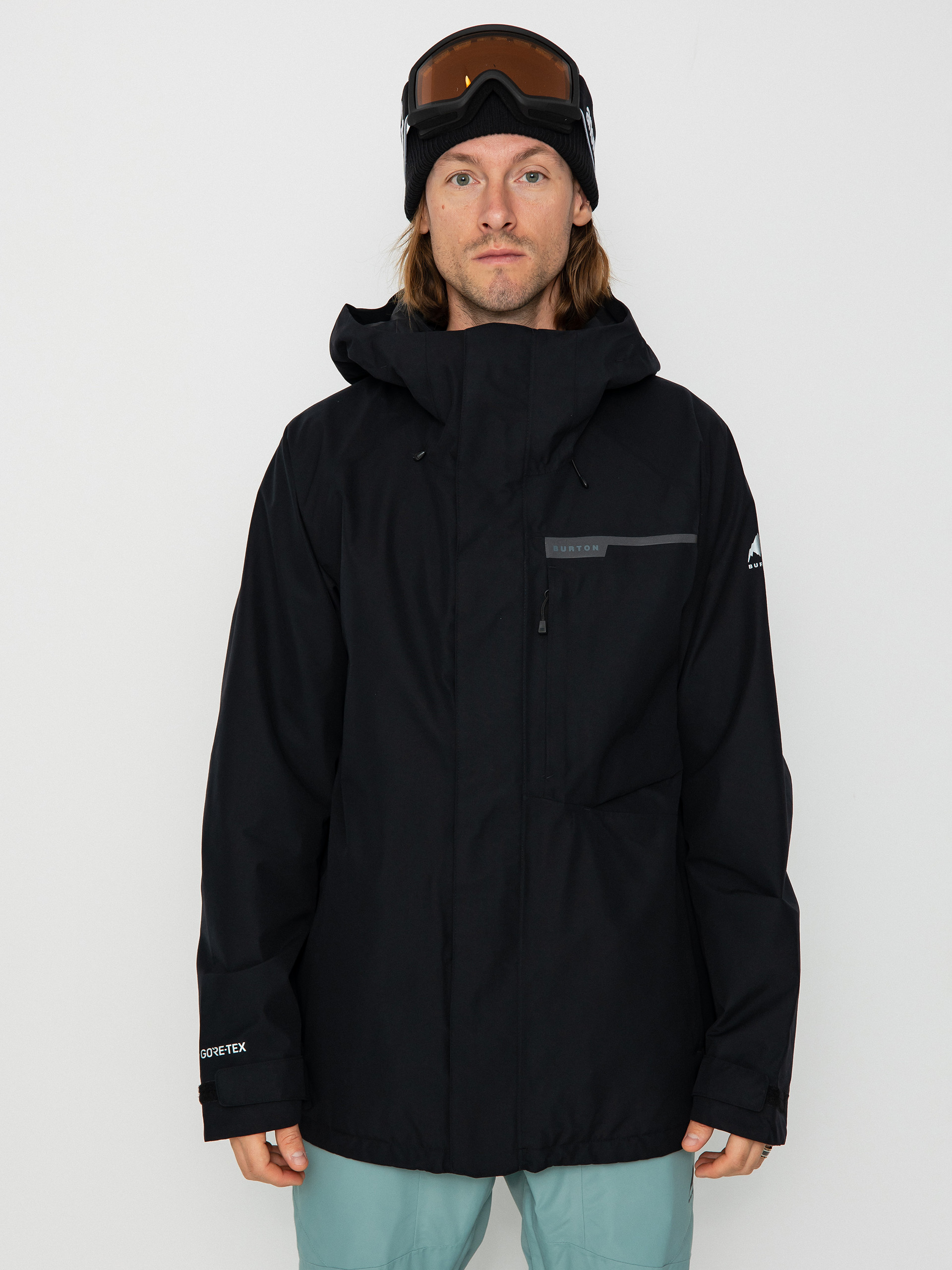 Mens Burton Pillowline Gore Tex 2L Snowboard jacket (true black)
