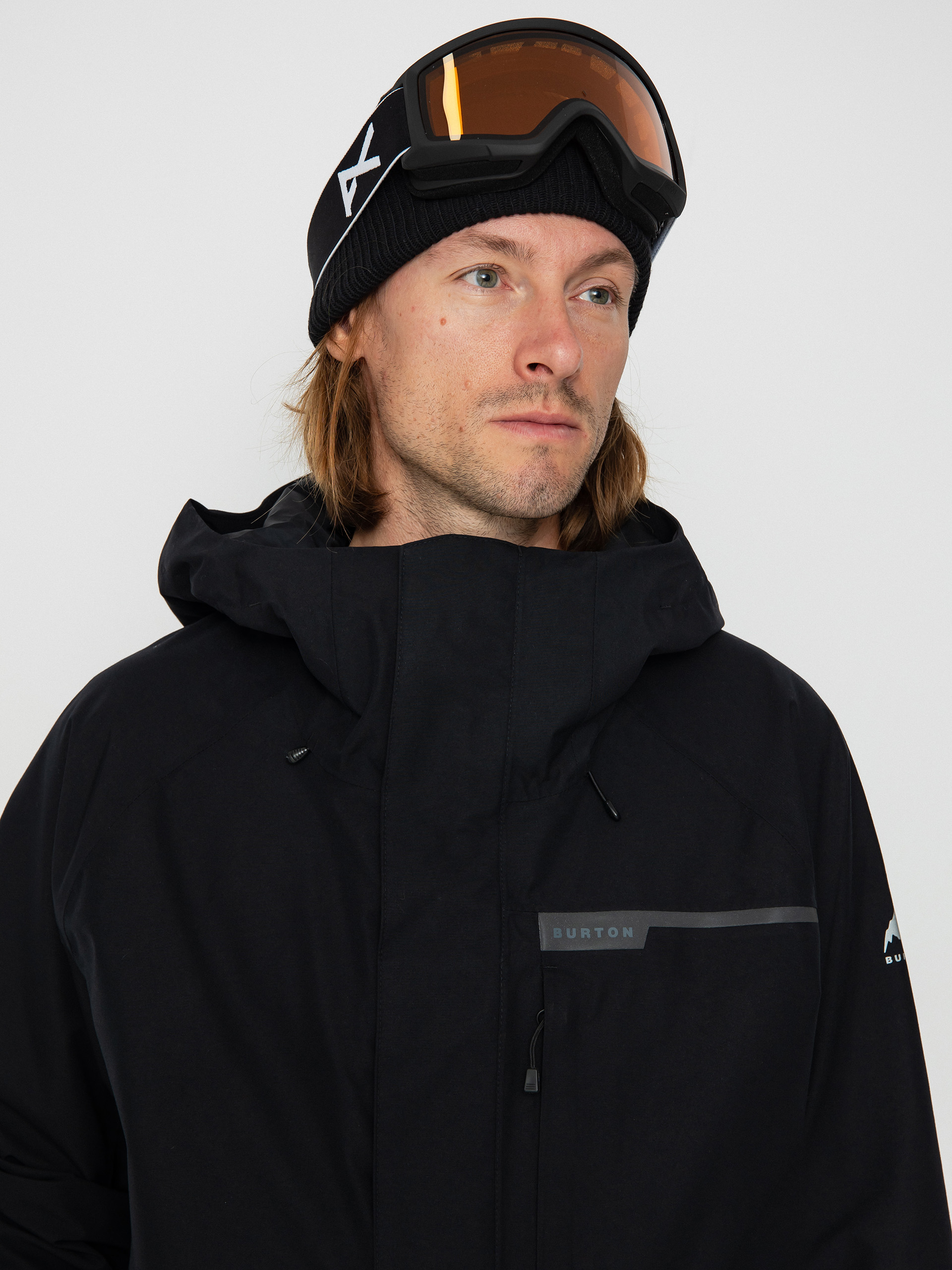 Mens Burton Pillowline Gore Tex 2L Snowboard jacket (true black)