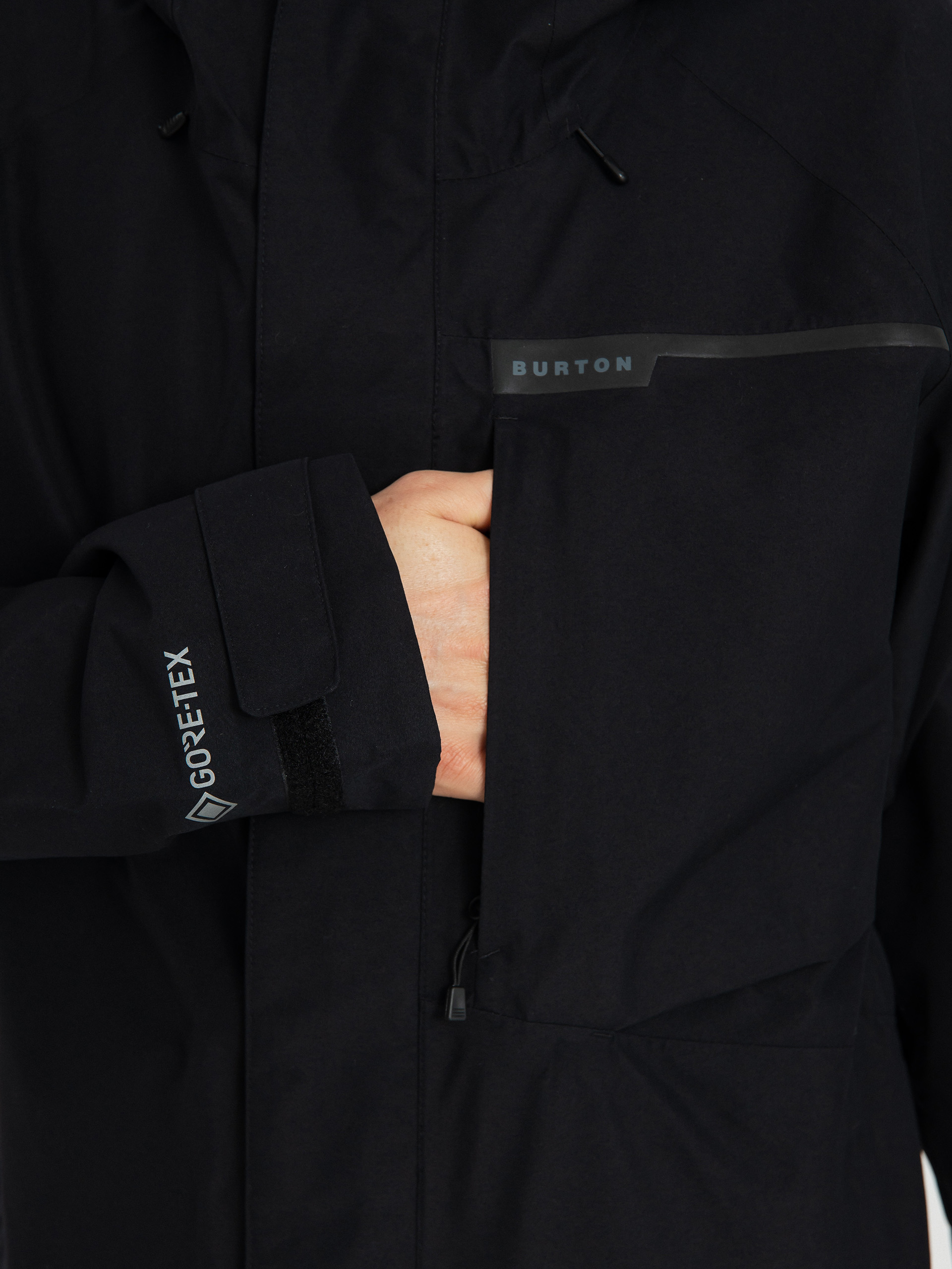 Mens Burton Pillowline Gore Tex 2L Snowboard jacket (true black)