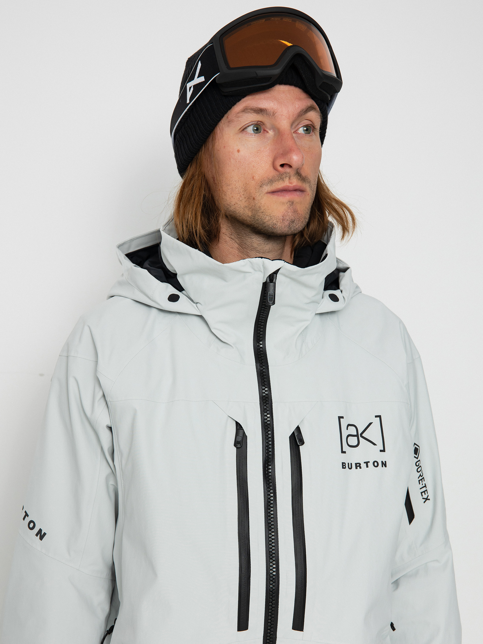 BURTON-W AK GORE EMBARK JK GRAY CLOUD - Snowboard jacket
