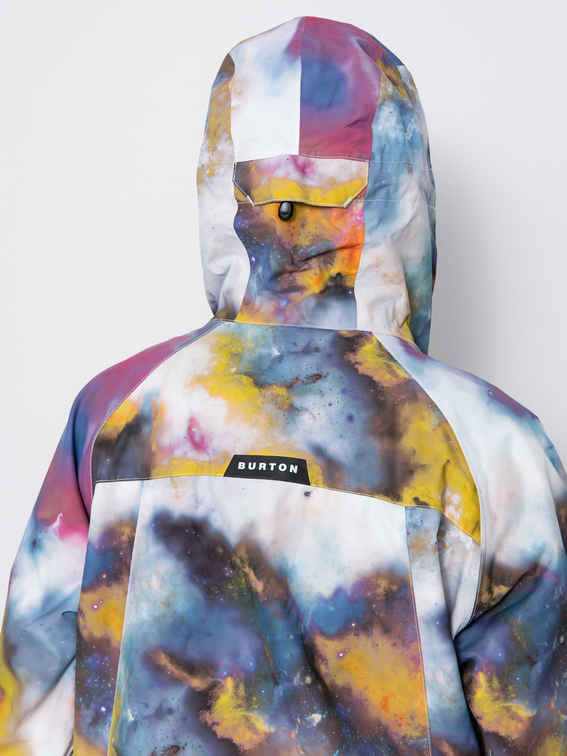 Mens Burton Lodgepole Snowboard jacket (stout white voyager)