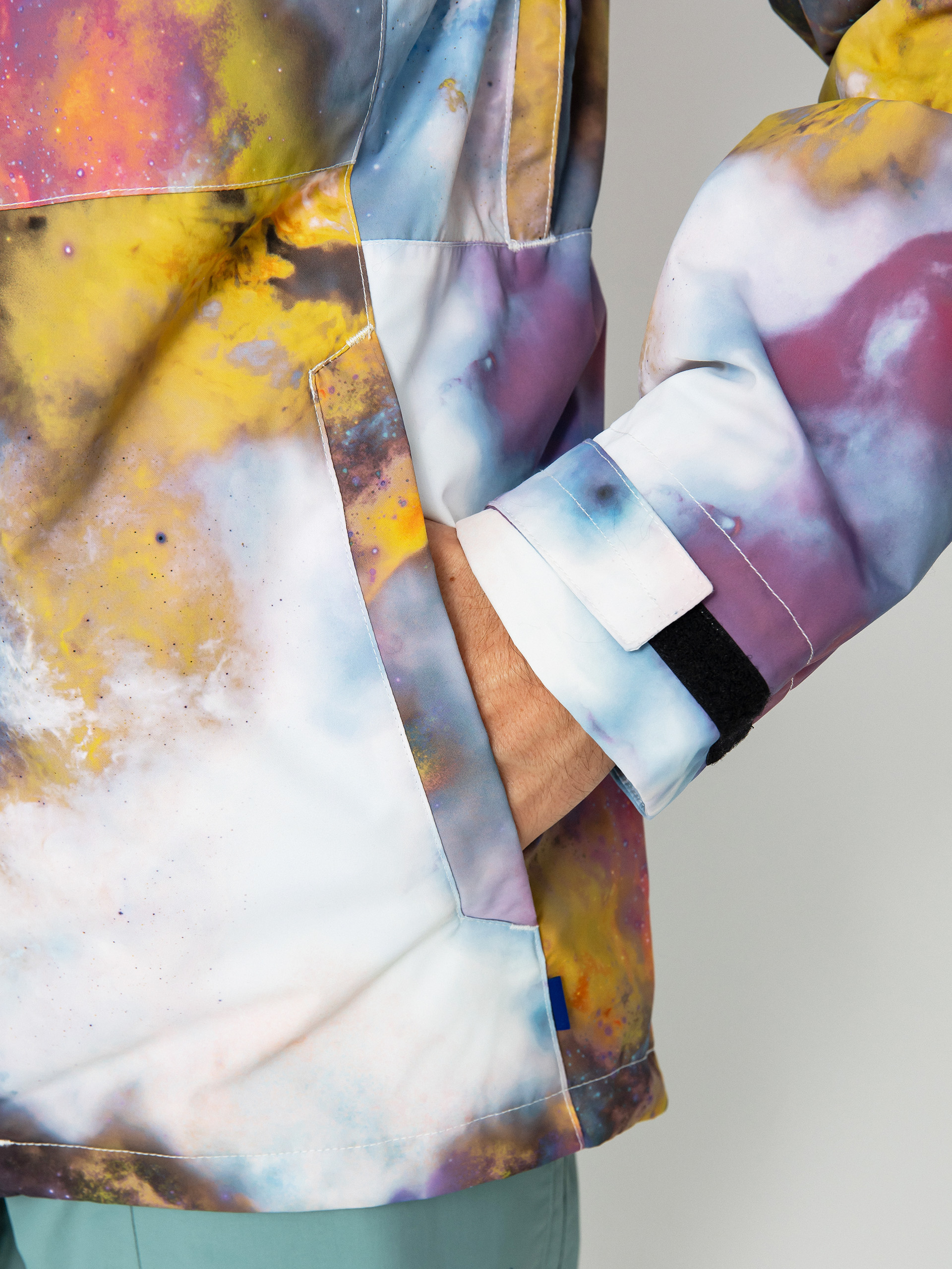 Mens Burton Lodgepole Snowboard jacket (stout white voyager)