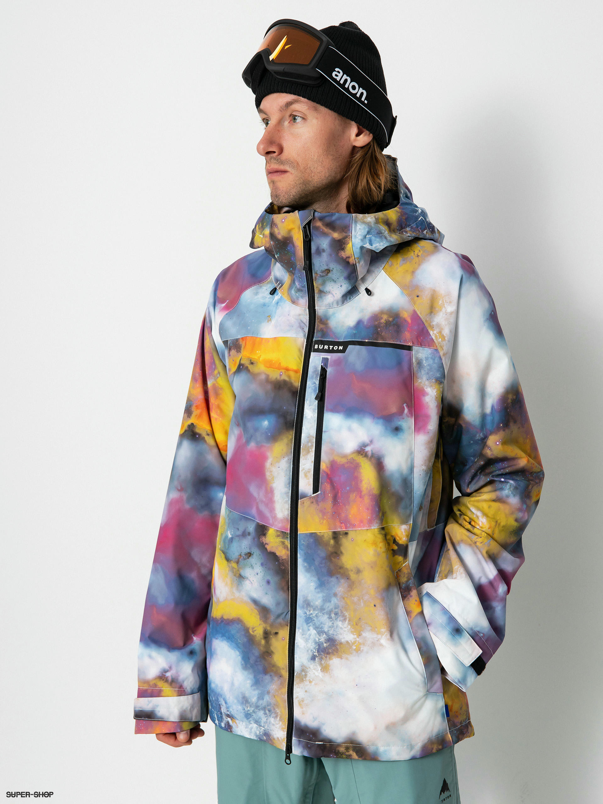 Burton white cheap snowboard jacket