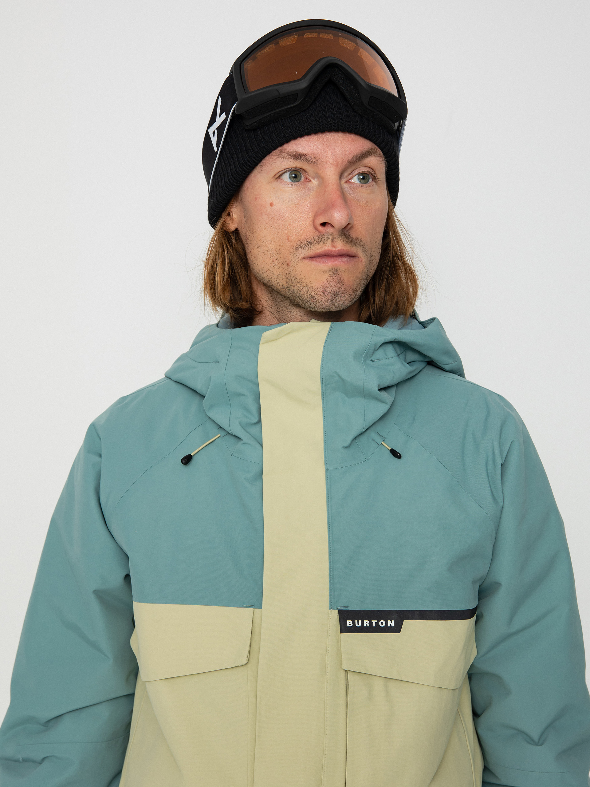 Mens Burton Covert 2.0 Snowboard jacket (rock lichen/mushroom)