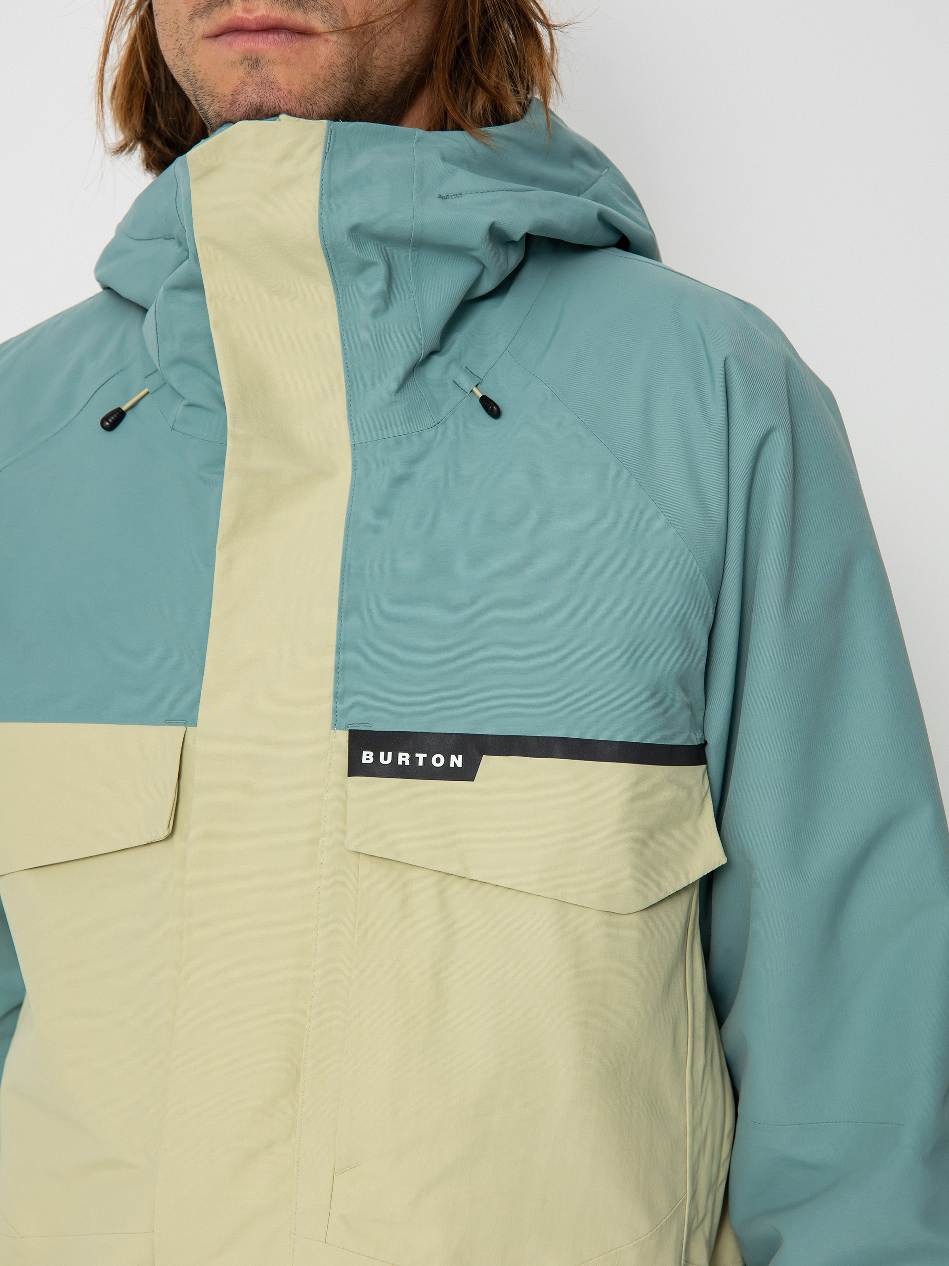 Mens Burton Covert 2.0 Snowboard jacket (rock lichen/mushroom)