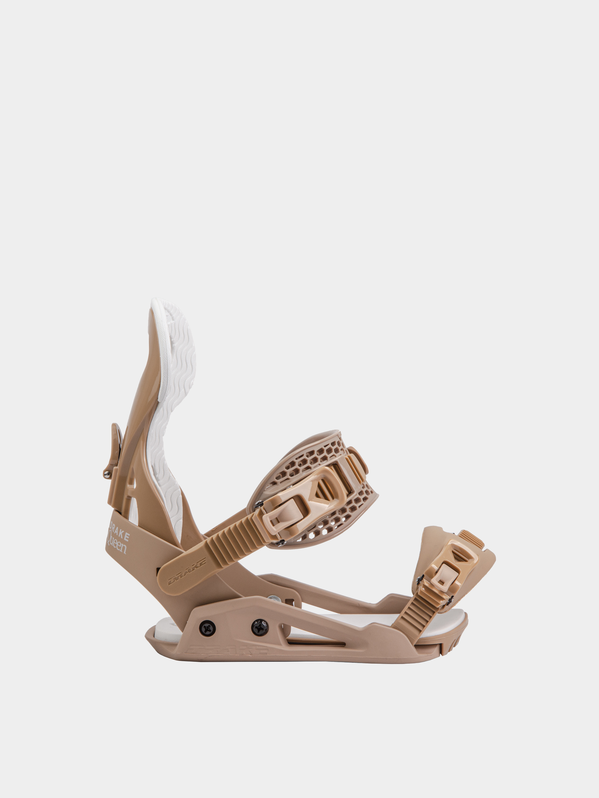 Womens Drake Queen Snowboard bindings (sand/white)
