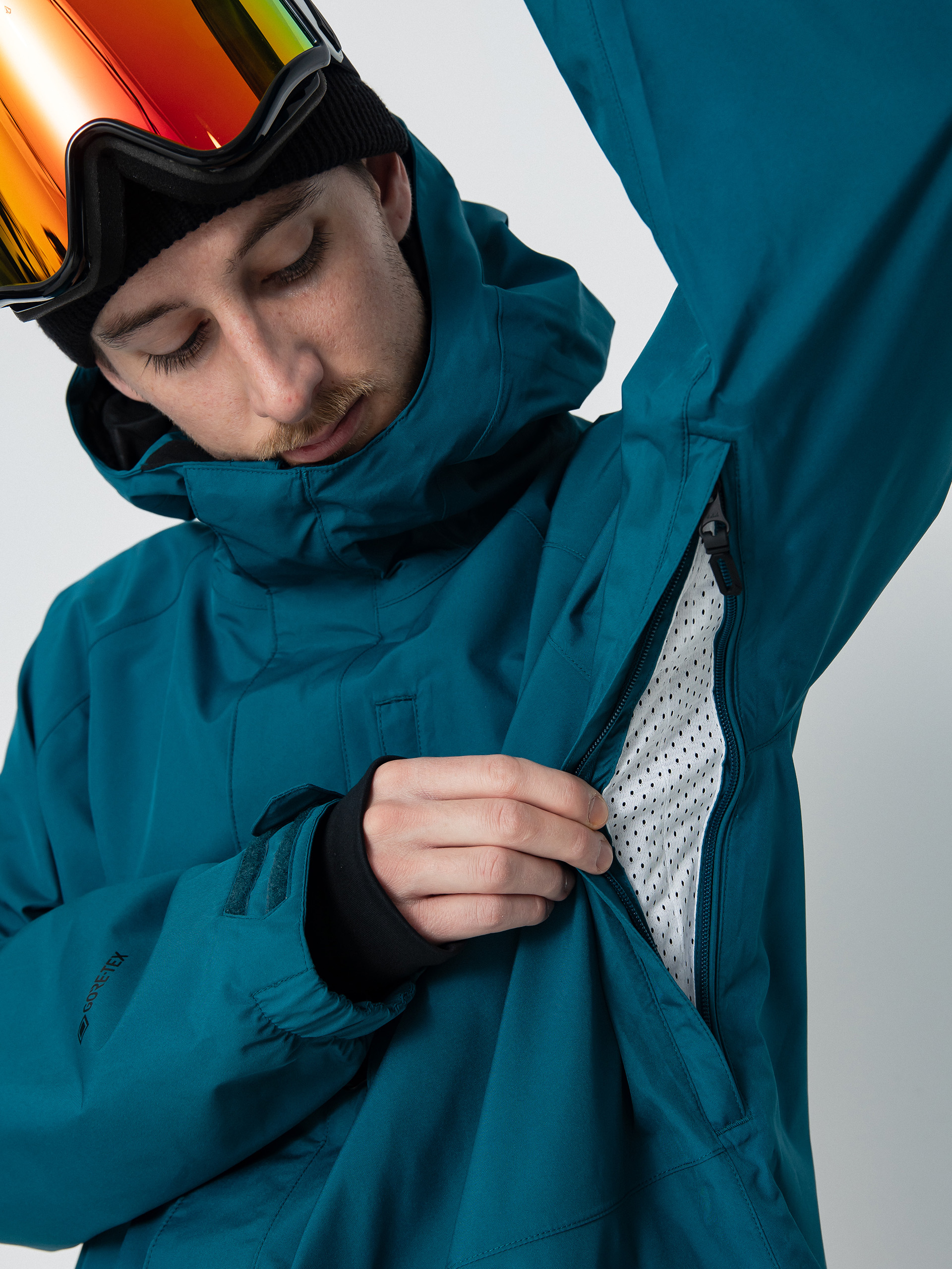 Mens Volcom Dua Gore Tex Snowboard jacket (blue)