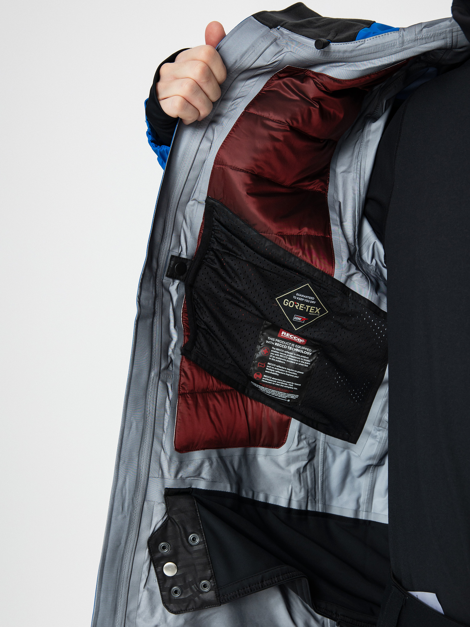 Mens Volcom Tds Inf Gore Tex Snowboard jacket (electric blue)