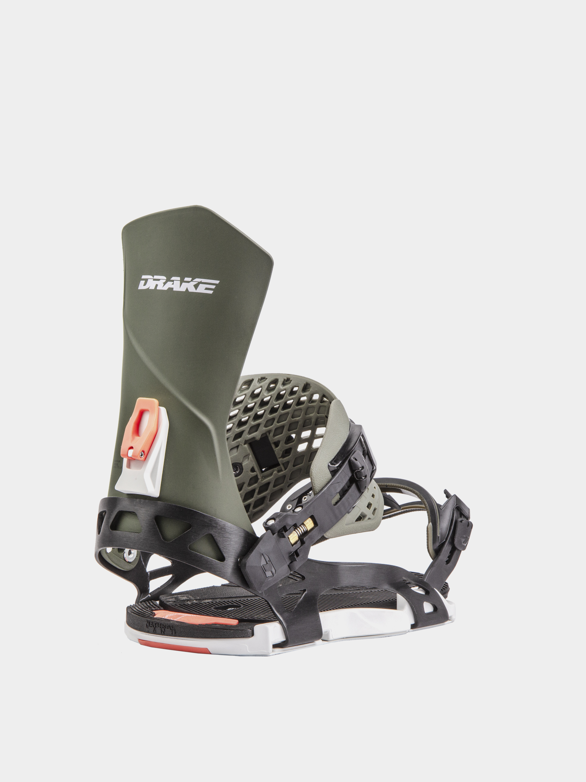 Mens Drake Radar Snowboard bindings (green forest/white)