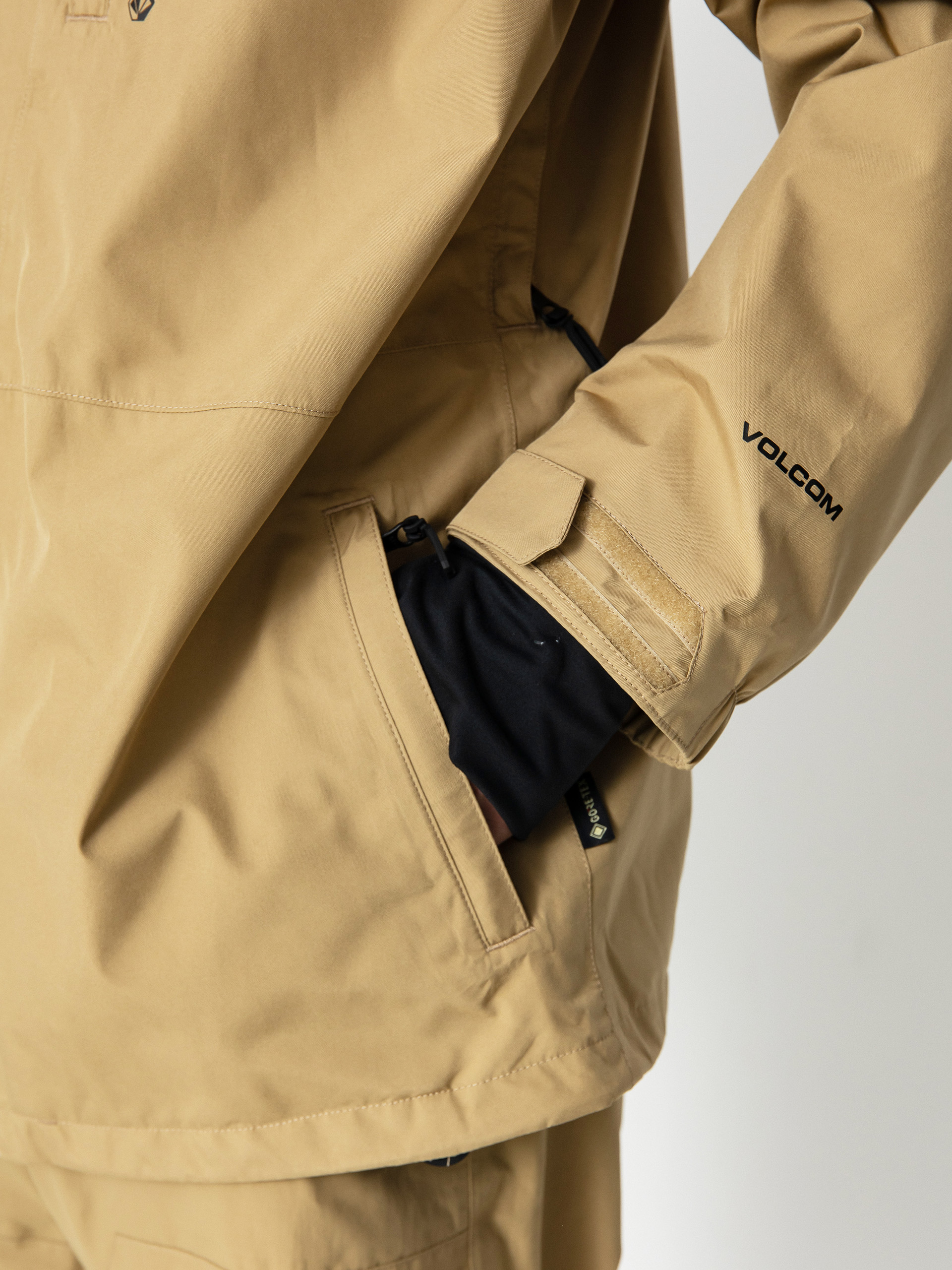 Mens Volcom Dua Gore Tex Snowboard jacket (dark khaki)