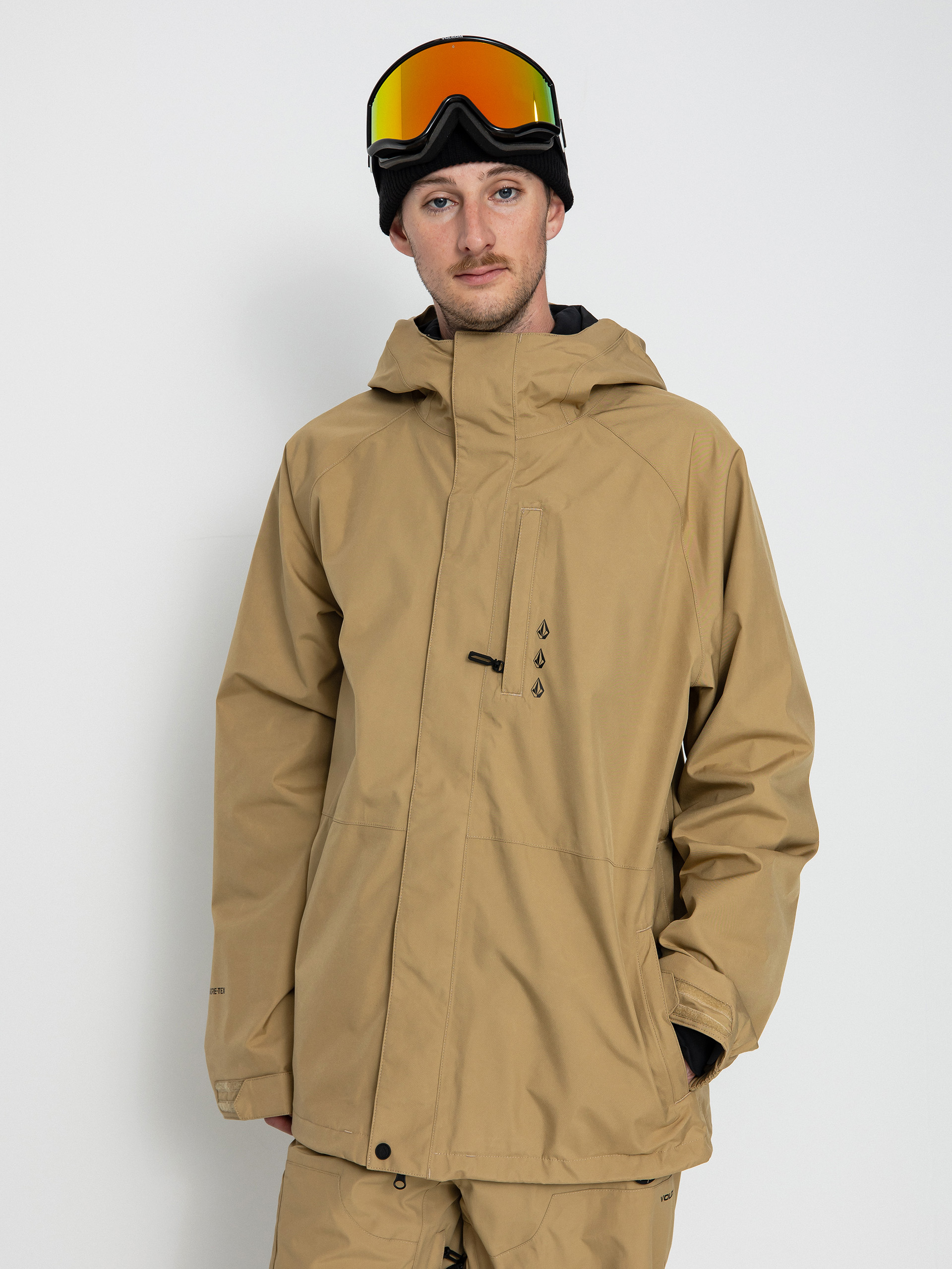 Mens Volcom Dua Gore Tex Snowboard jacket (dark khaki)