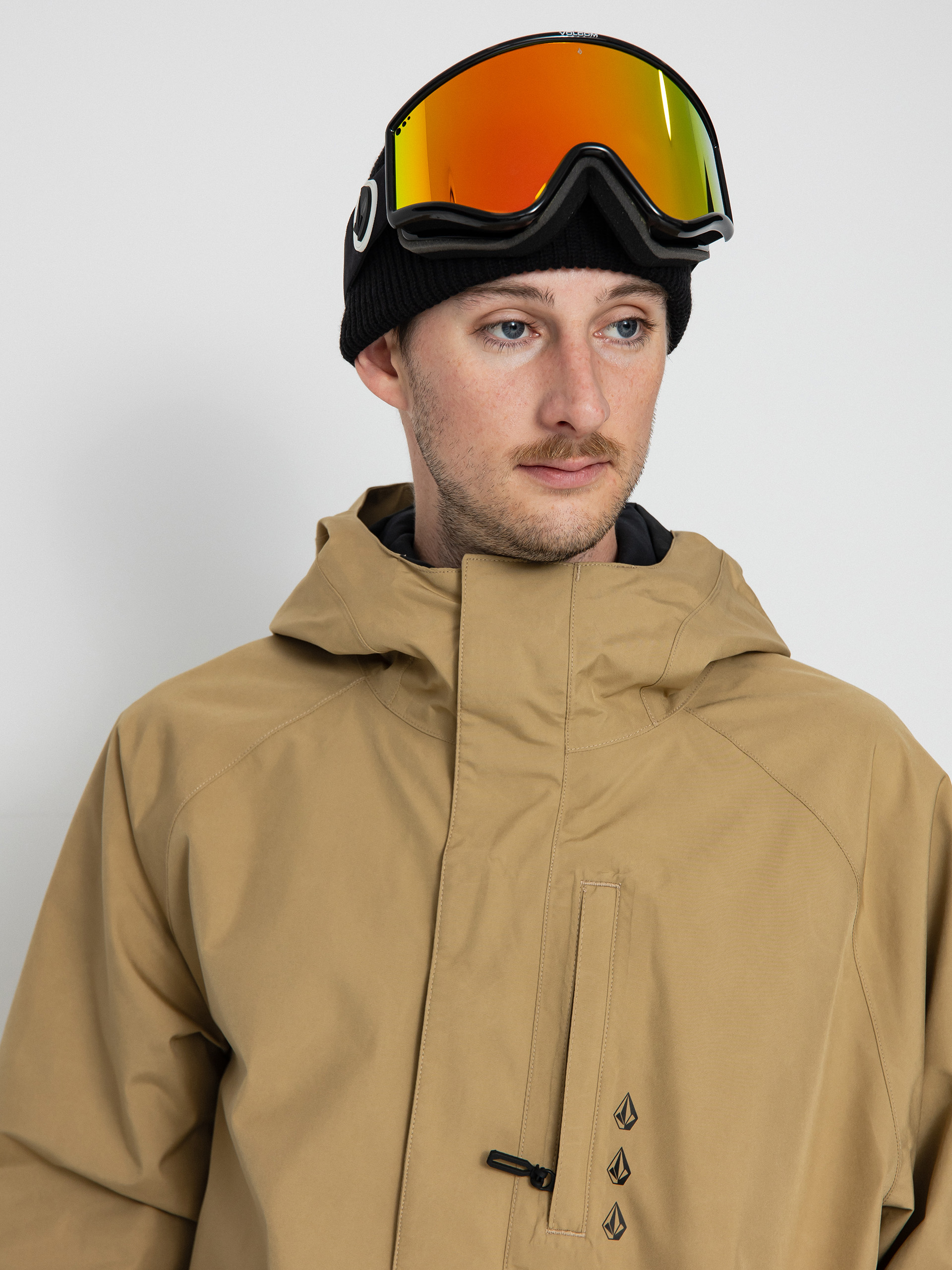 Mens Volcom Dua Gore Tex Snowboard jacket (dark khaki)