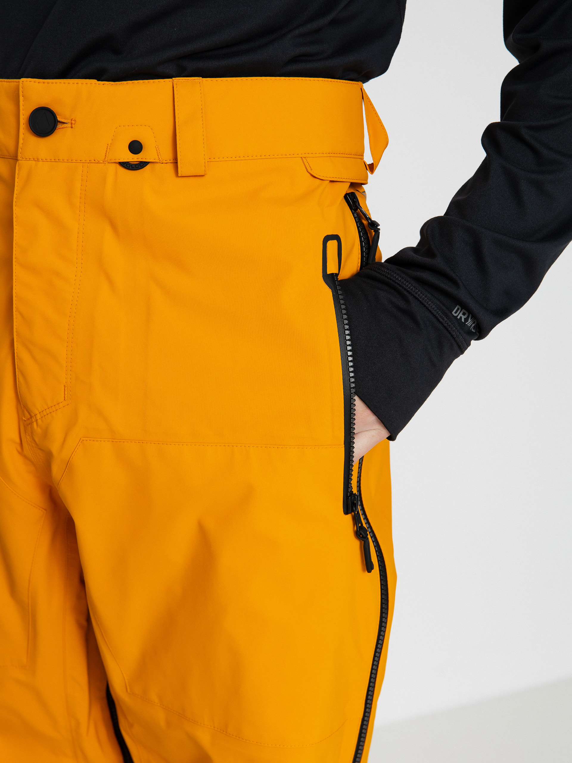 Mens Volcom Guide Gore Tex Snowboard pants (gold)