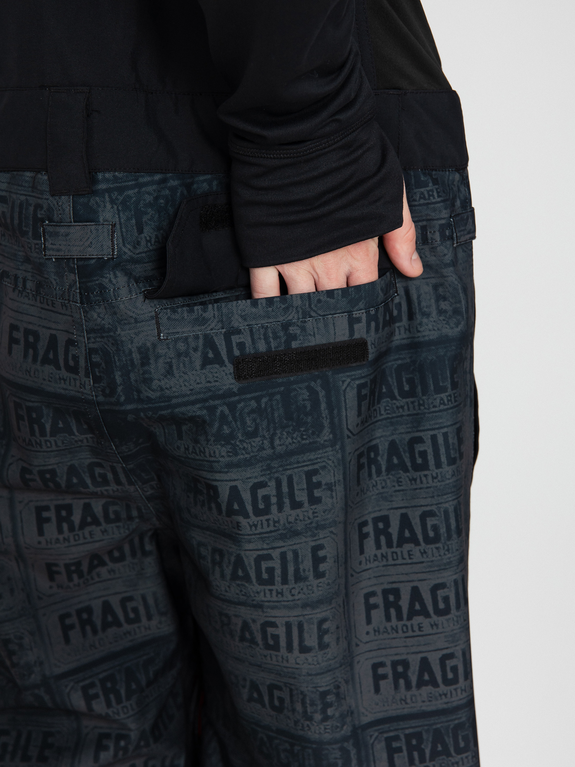 Mens DC Aw Shadow Bib Snowboard pants (black fragile)